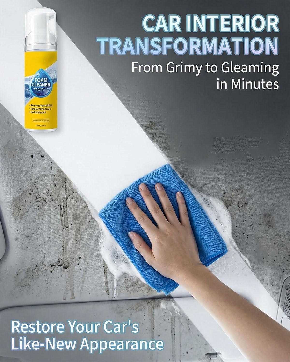 ­Foam Cleaner All Purpose, 4-in-1 Multi-Enzyme Cleaner