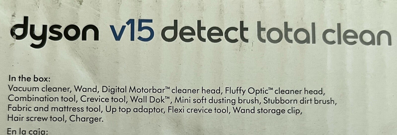 Dyson V15 Detect Total Clean Extra Cordless Vacuum Cleaner w/$100 In Tools New!
