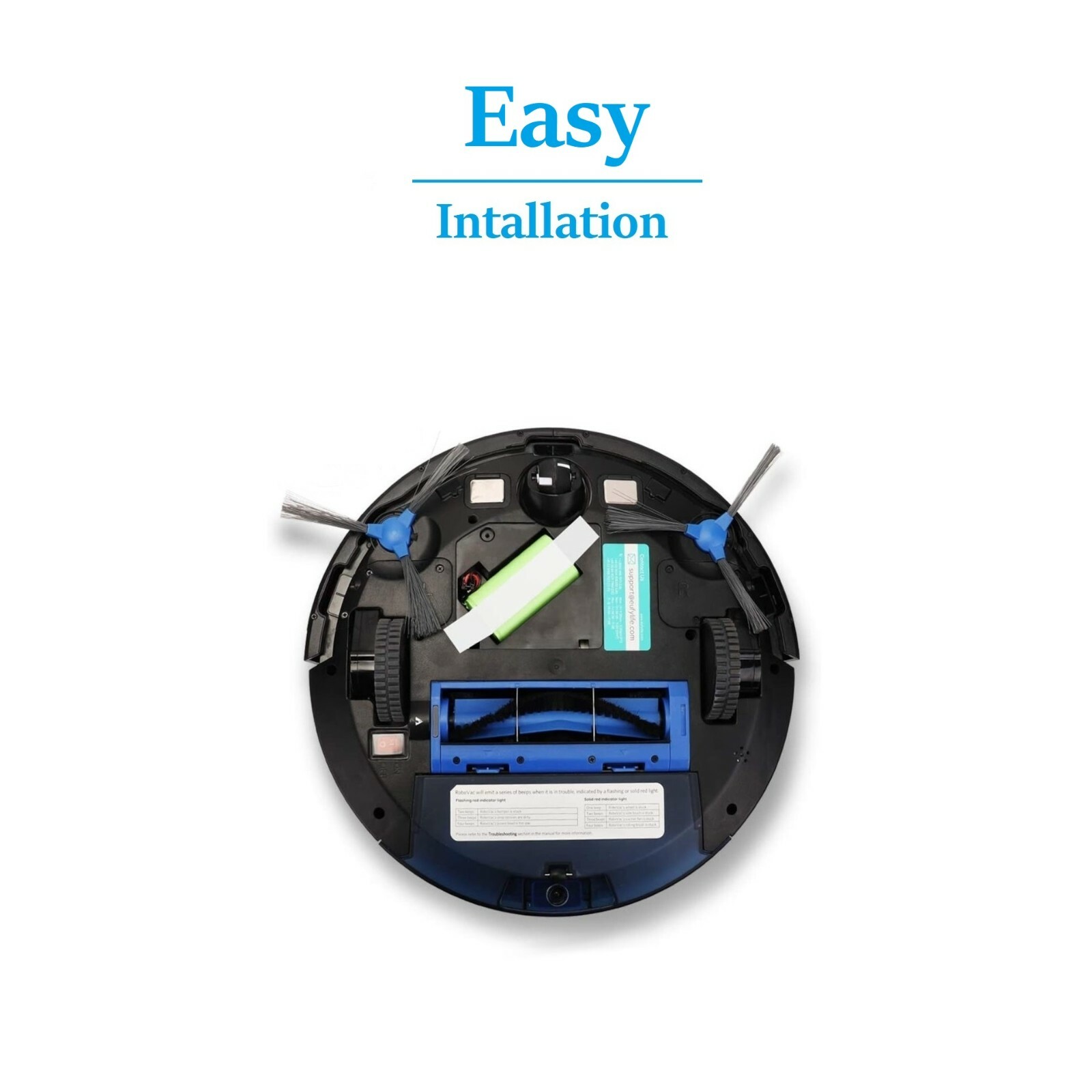 Ecovacs Deebot N79, N79S, N79SE, 500, DN622 replacement battery with 2 Brushes