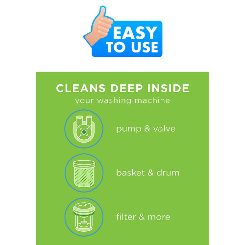 affresh Washing Machine Cleaner 6 Tablets W10501250) weight 240g/8.4oz/0.53lb
