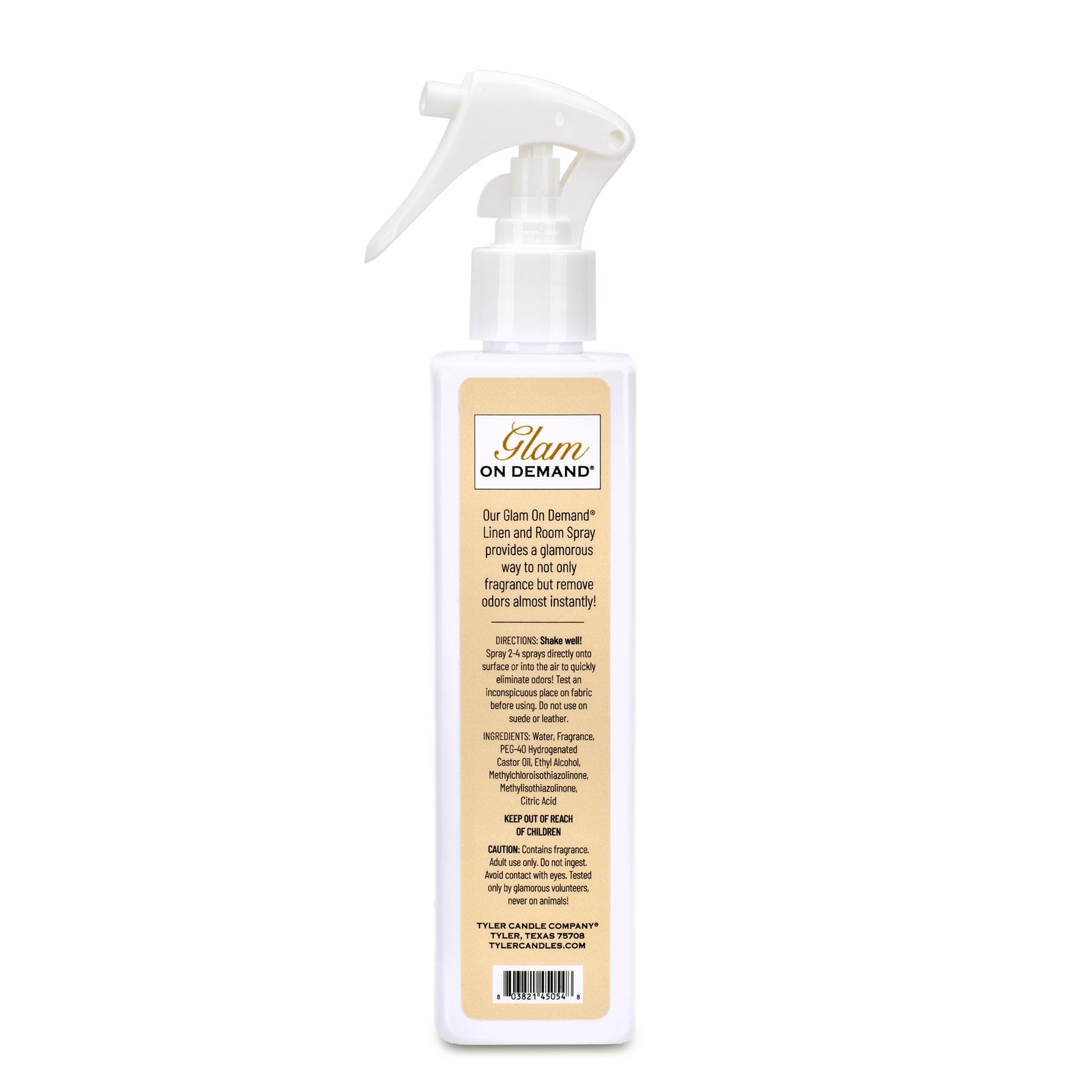 Tyler Candles Glam On Demand Diva Linen Room Spray 8oz Deodorizer