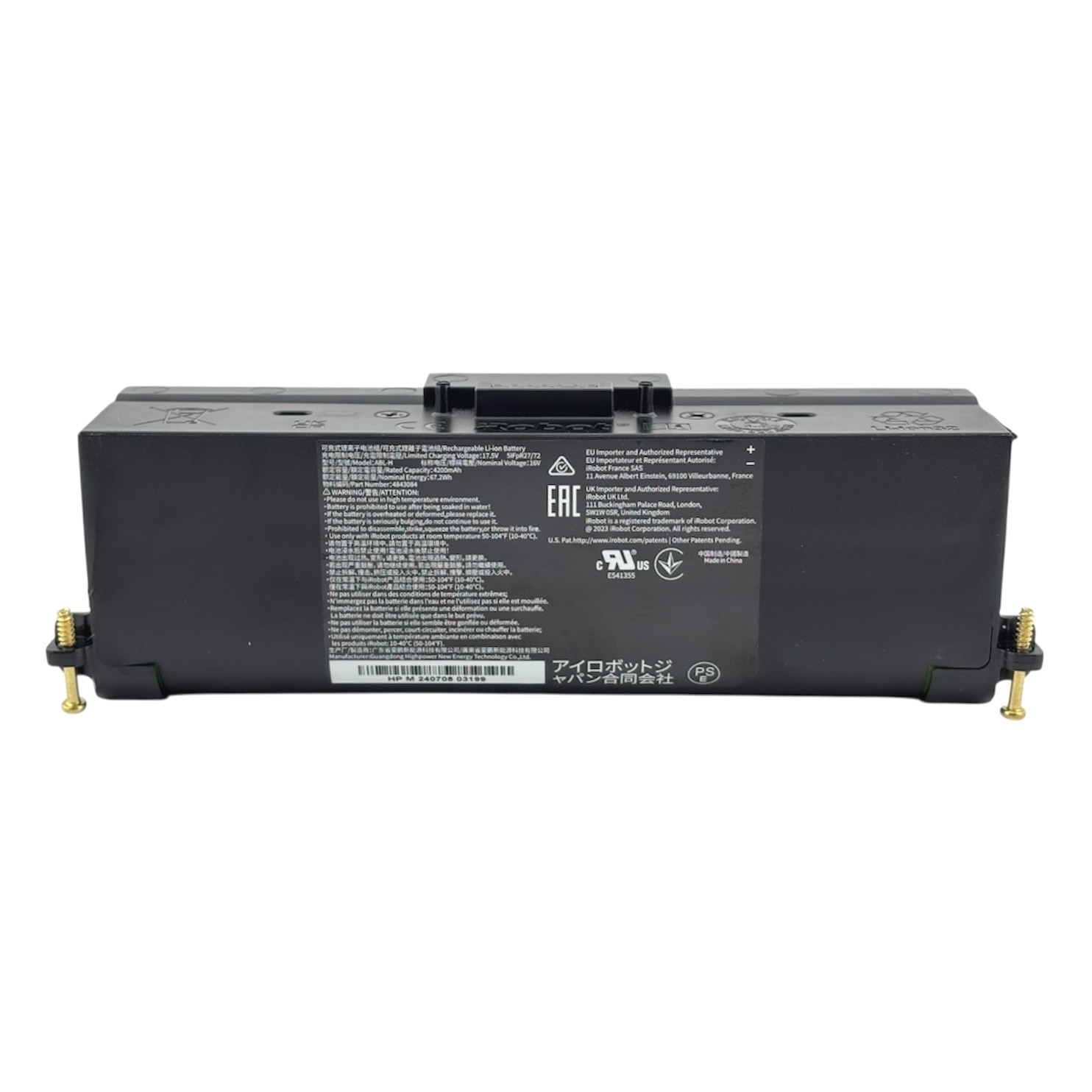 OEM iRobot Roomba Combo j7+, j9+, 10 Max – Rechargeable Li-ion Battery 4200mAh