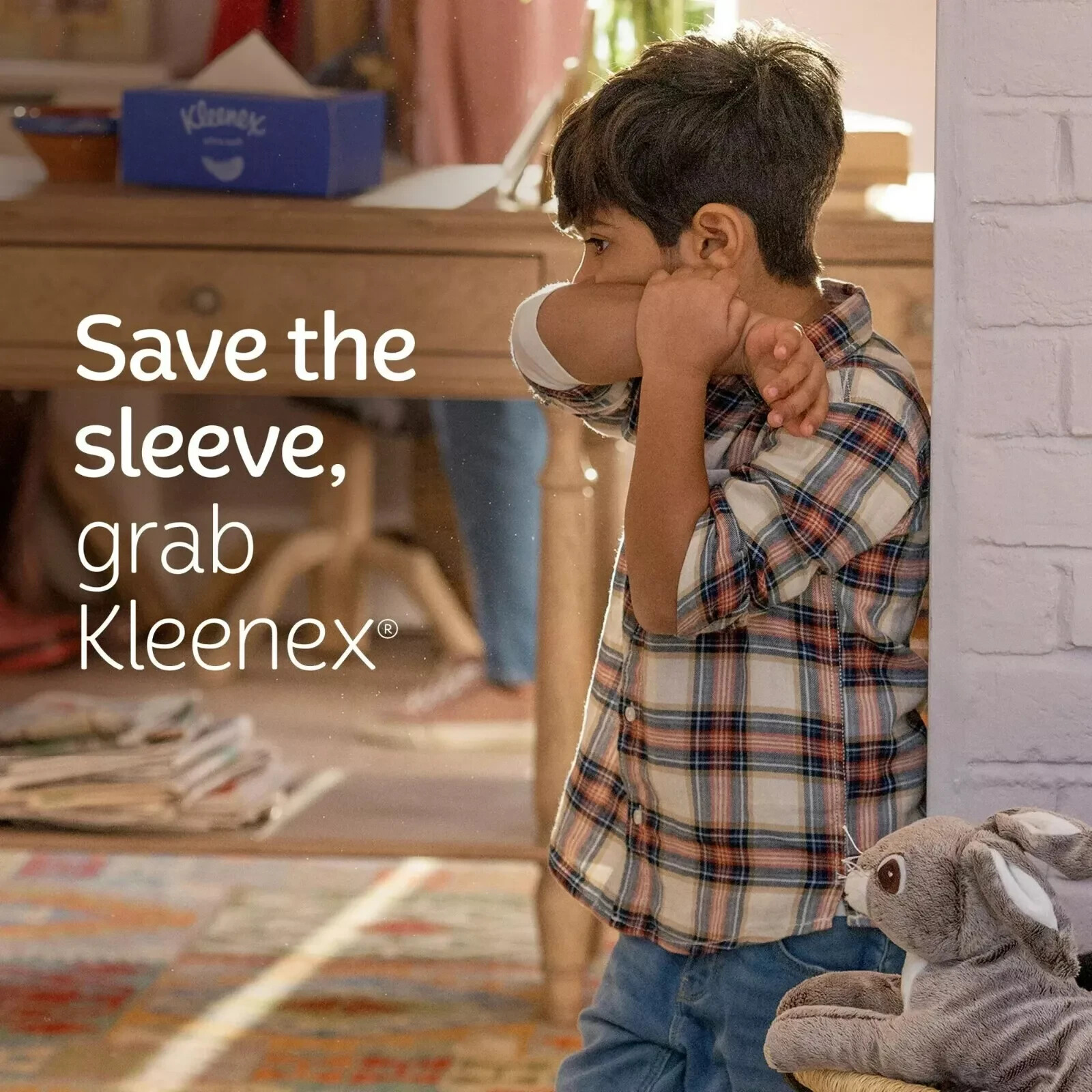 Kleenex Ultra Soft Facial Tissues, 4 Flat Boxes, 120 Tissues per Box