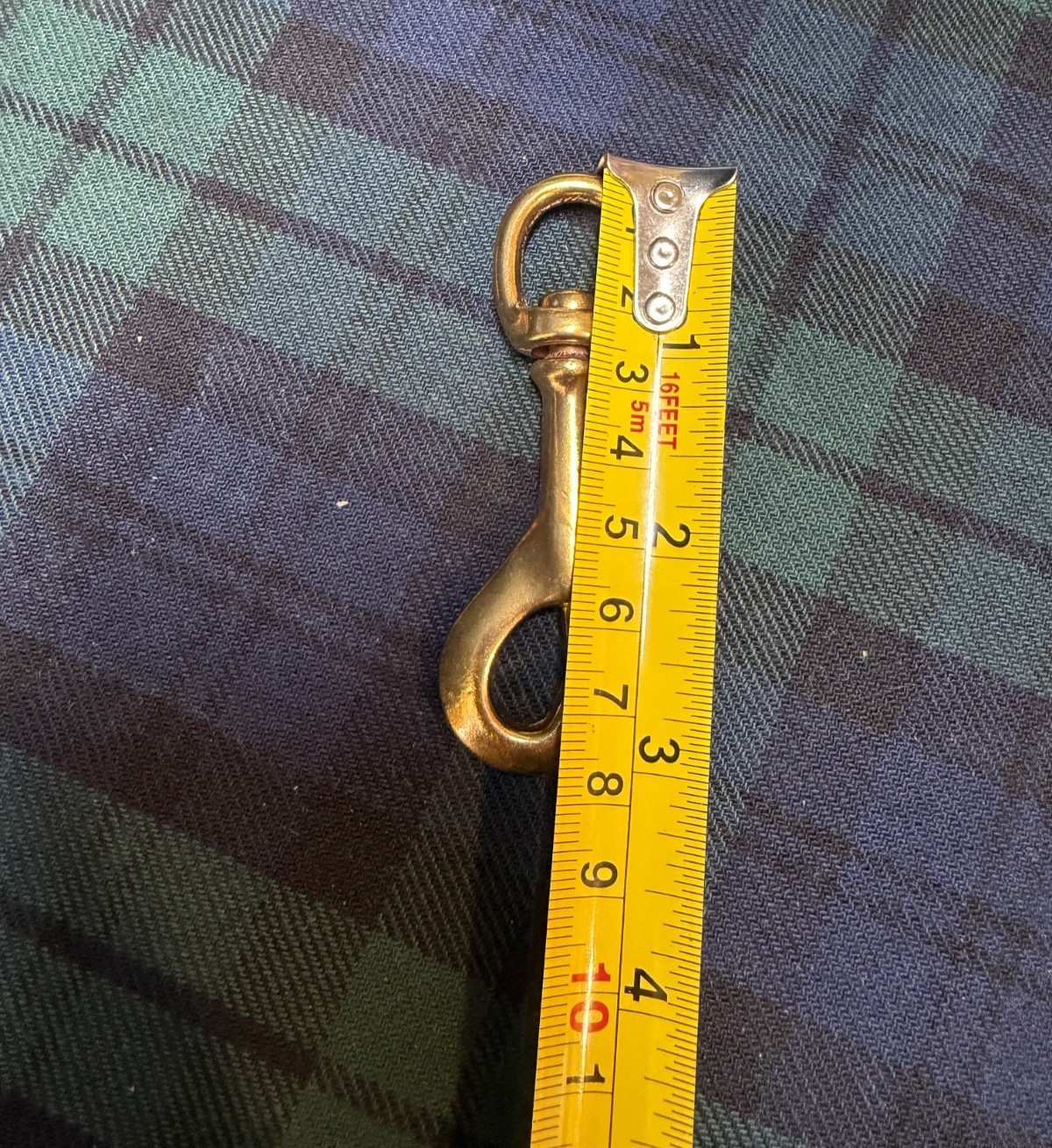 Solid Brass Swivel Snap Hook Heavy Duty Clip 3″ Set of 12