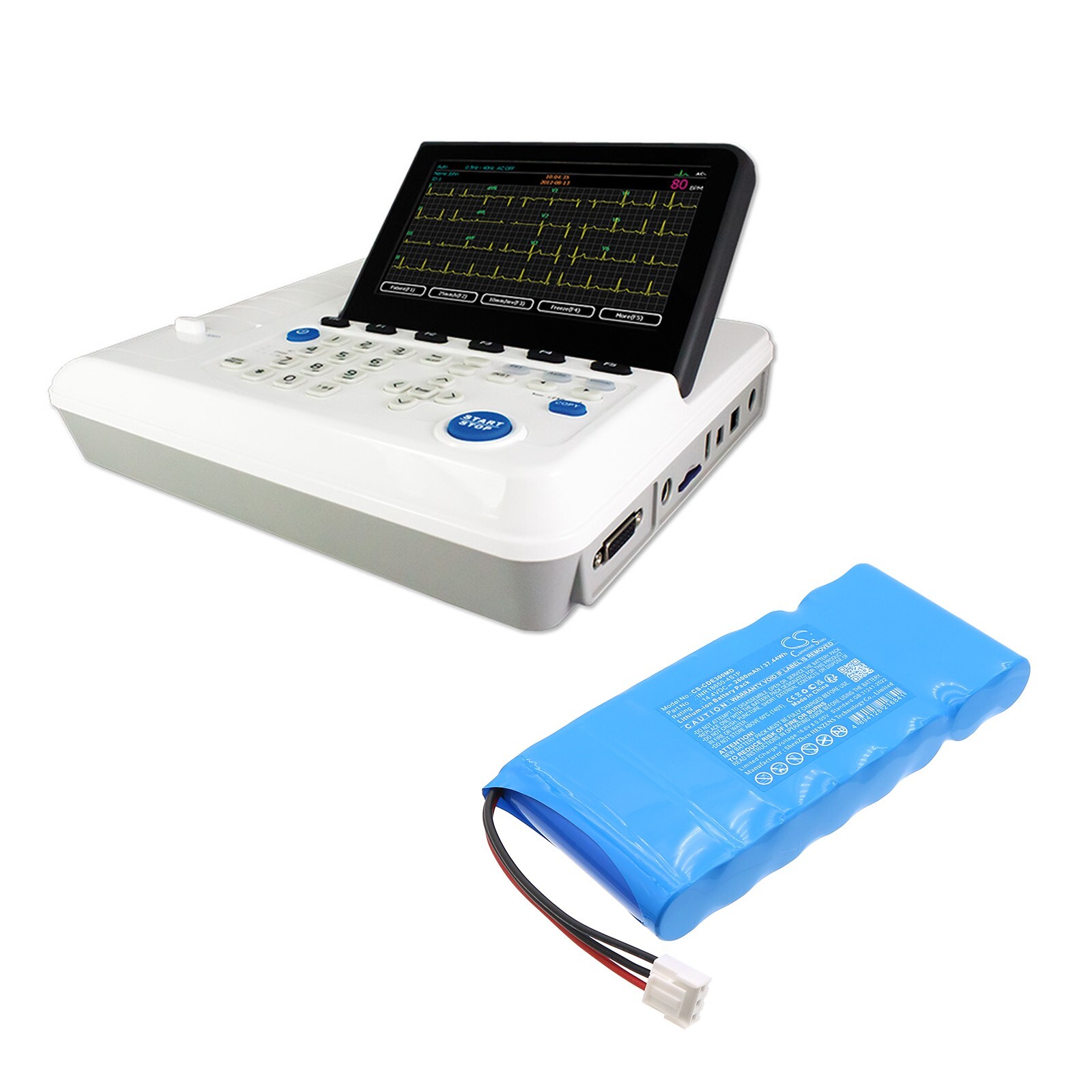 Li-Ion BATTERIE 14.4V 2600mAh Type INR18650-4S1P For Cardio E3