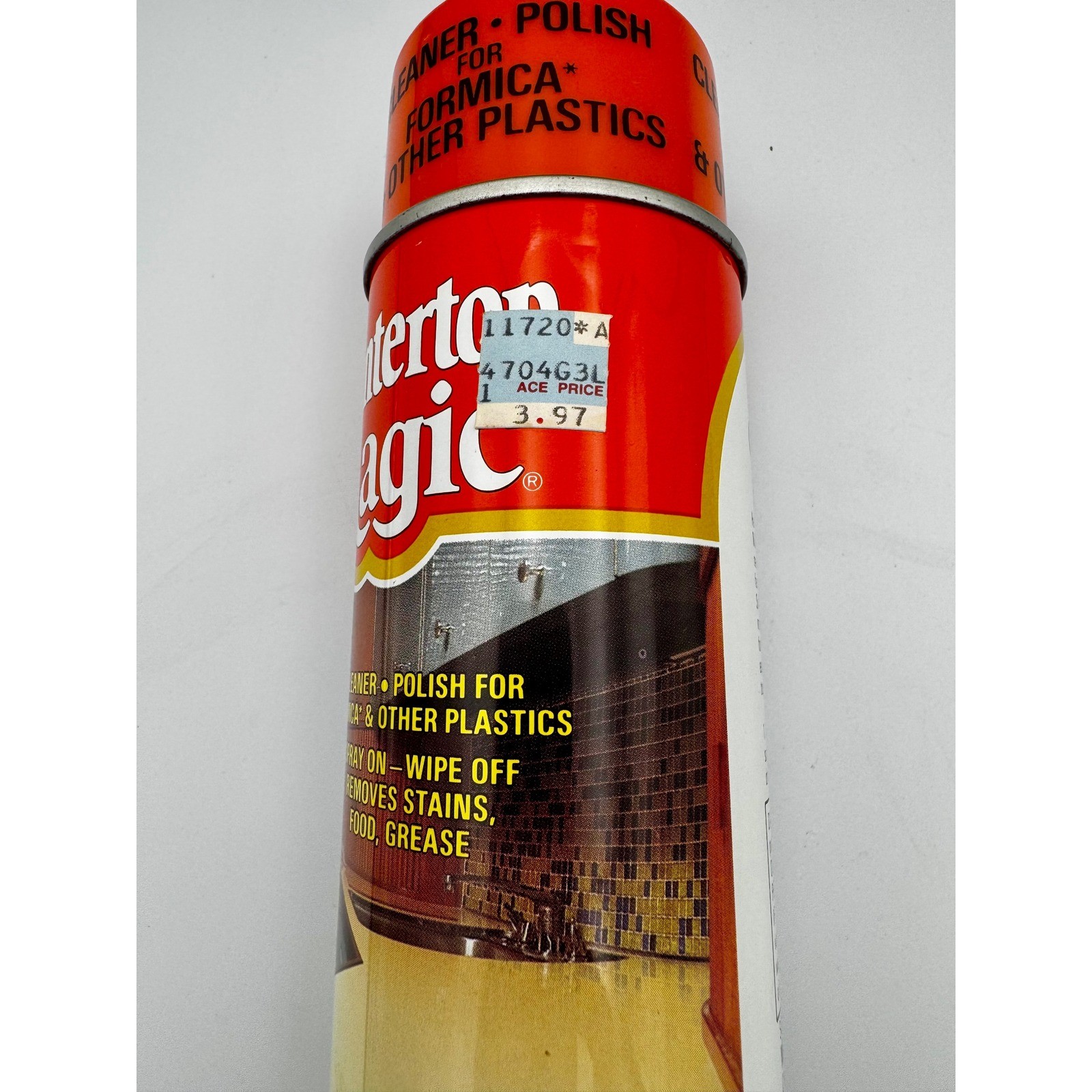 Vintage Countertop Magic Formica Cleaner Polish 13oz Spray Can – Approx 2/3 Full