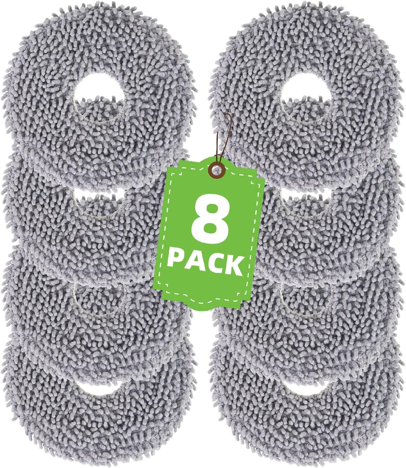 Microfiber Mop Pad 8-Pack for iRobot Roomba 405/505/507 Combo Vacuums