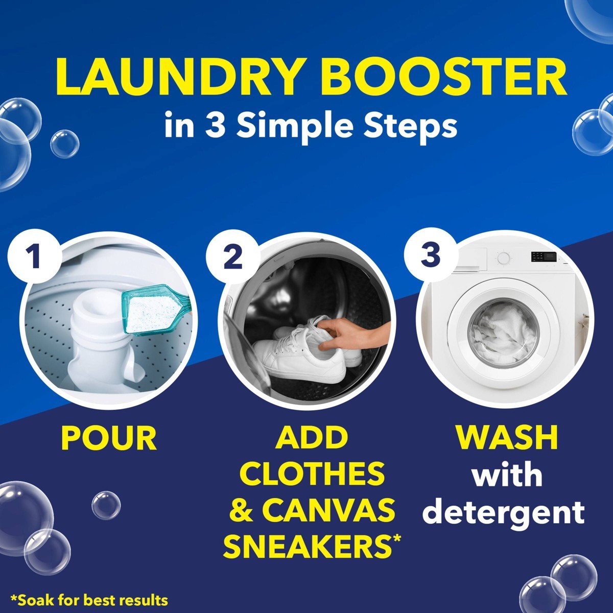 OxiClean White Revive Laundry Whitener and Stain Remover Powder – 5lbs