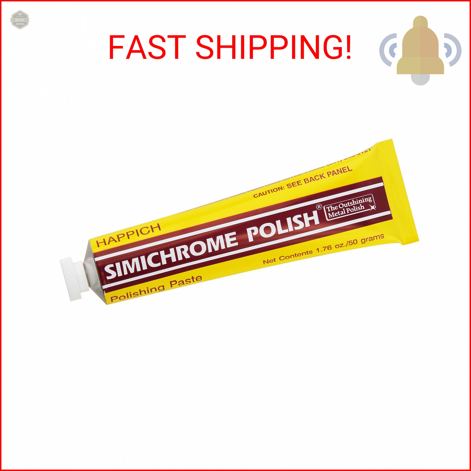 Simichrome 390050 All Metal Polish Tube – 1.76 oz.