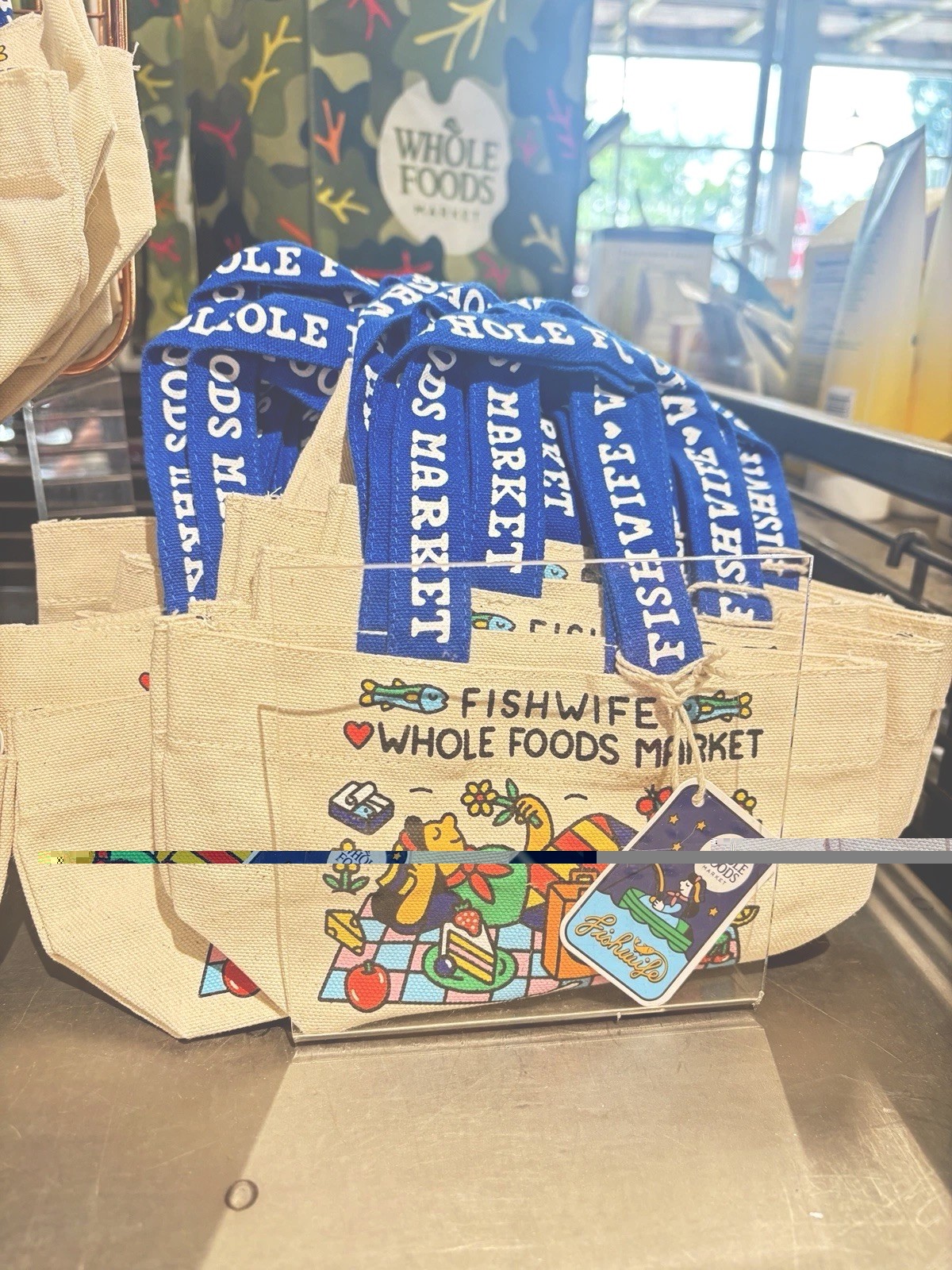Set of 2 🚨🔥 VIRAL ALERT 🔥🚨👀 NEW Whole Foods x Fishwife Micro Tote Bag 👀