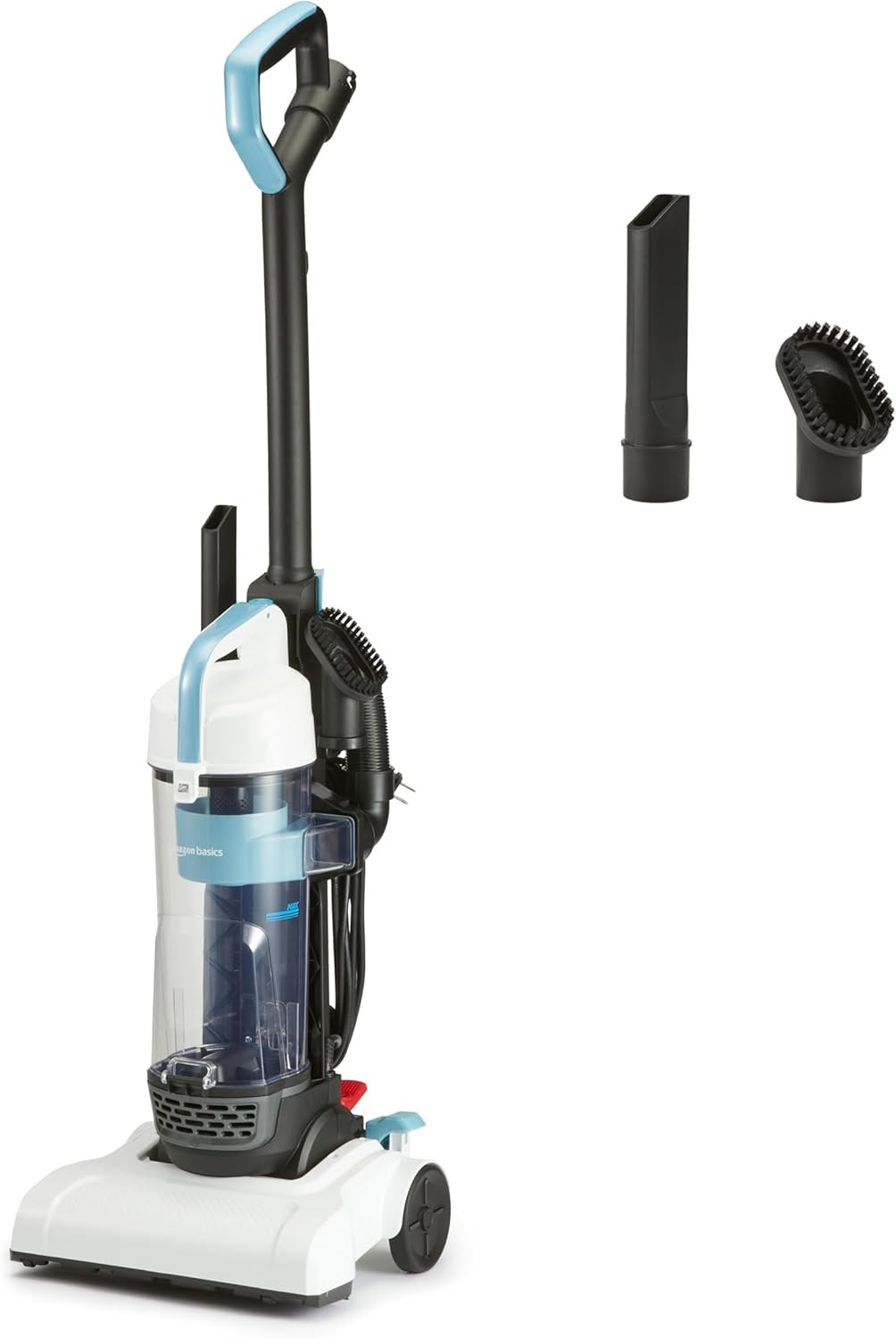 Upright Bagless Vacuum Cleaner for Carpet and Hard Floors, Washable Filter, Crev