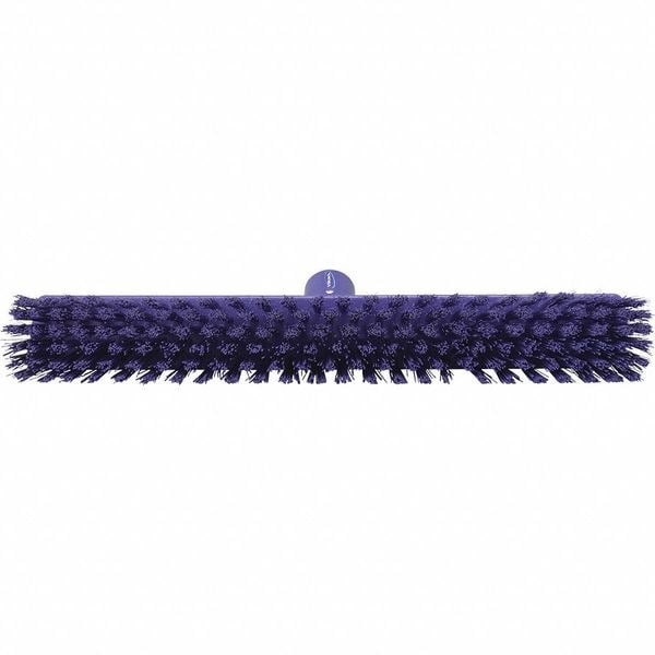 Vikan 31998 24 In Sweep Face Broom Head, Soft, Synthetic, Purple