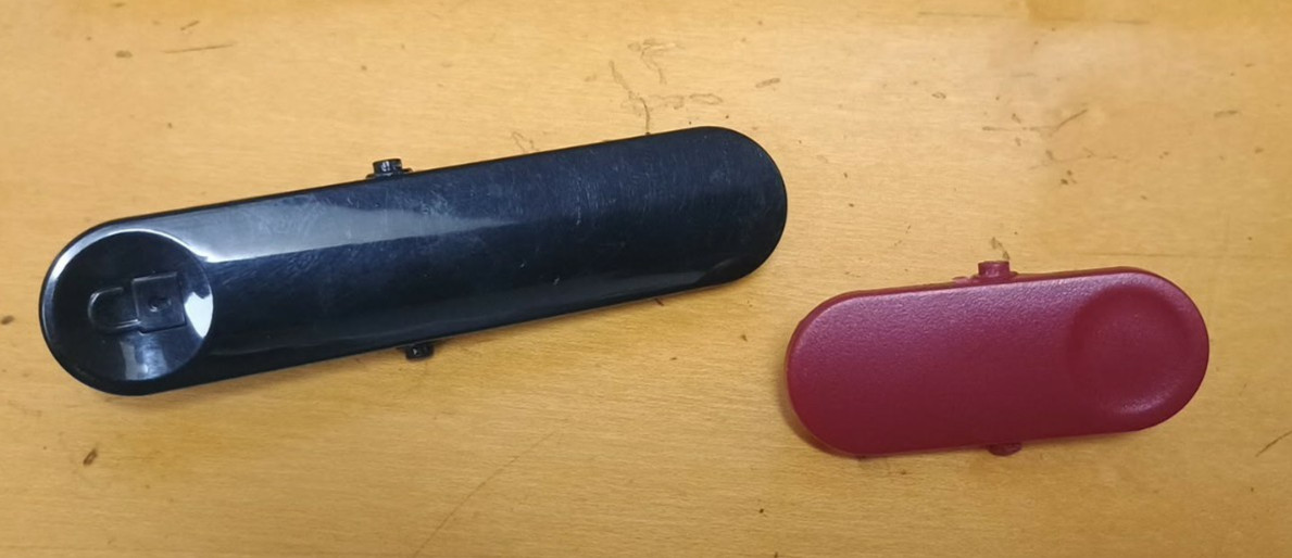 OEM Shark IZ682H Vertex Pro Cordless Stick Vacuum Wand FOLDING BUTTON TAB LATCH