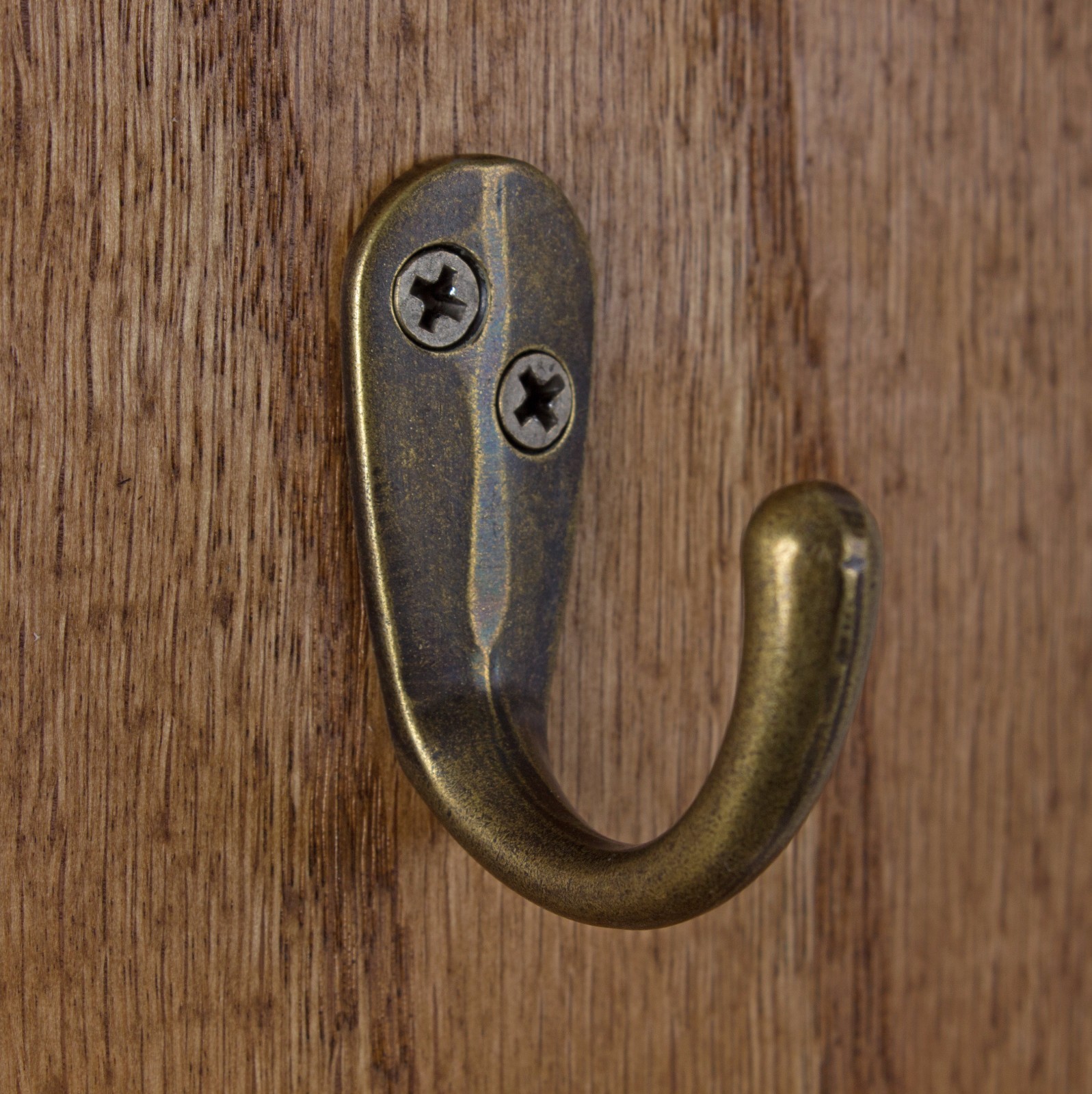 GlideRite – Antique Brass Single Coat Robe Wall Hook – 7005-AB-1