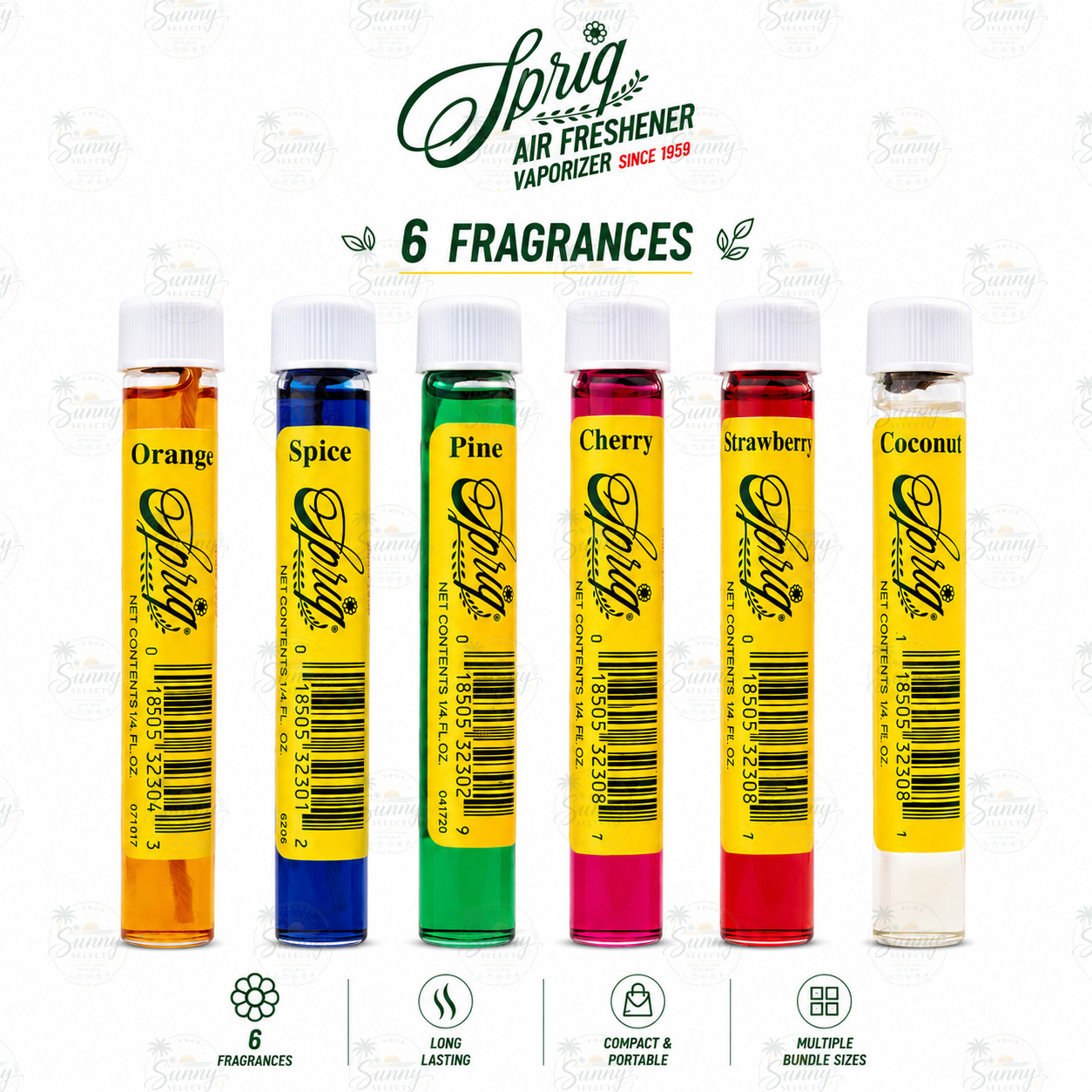 Sprig Liquid Air Freshener Vials – Long Lasting Fragrance for Home, Car & Office