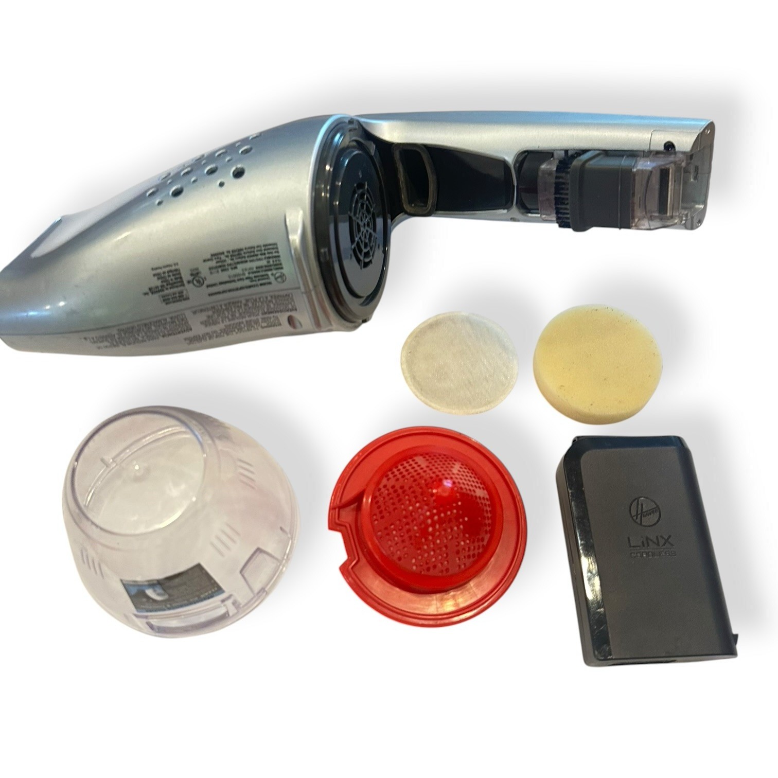 Hoover LINX Cordless Vacuum BH50015 Hand Vac w Battery Tested Working No Charger