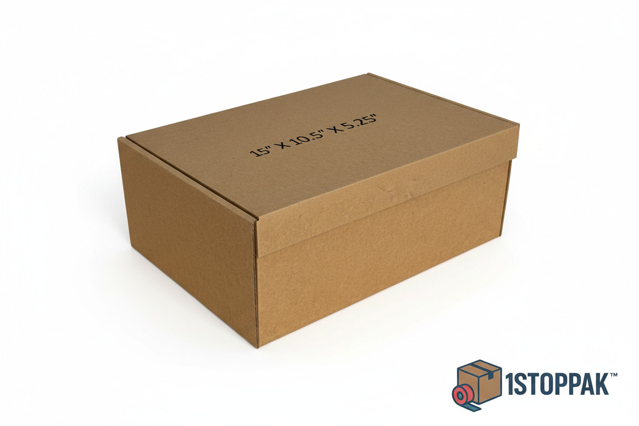 Shipping and Replacement Shoe Box Large Size – 15″ X 10.5″ X 5.25″ Heavy Duty