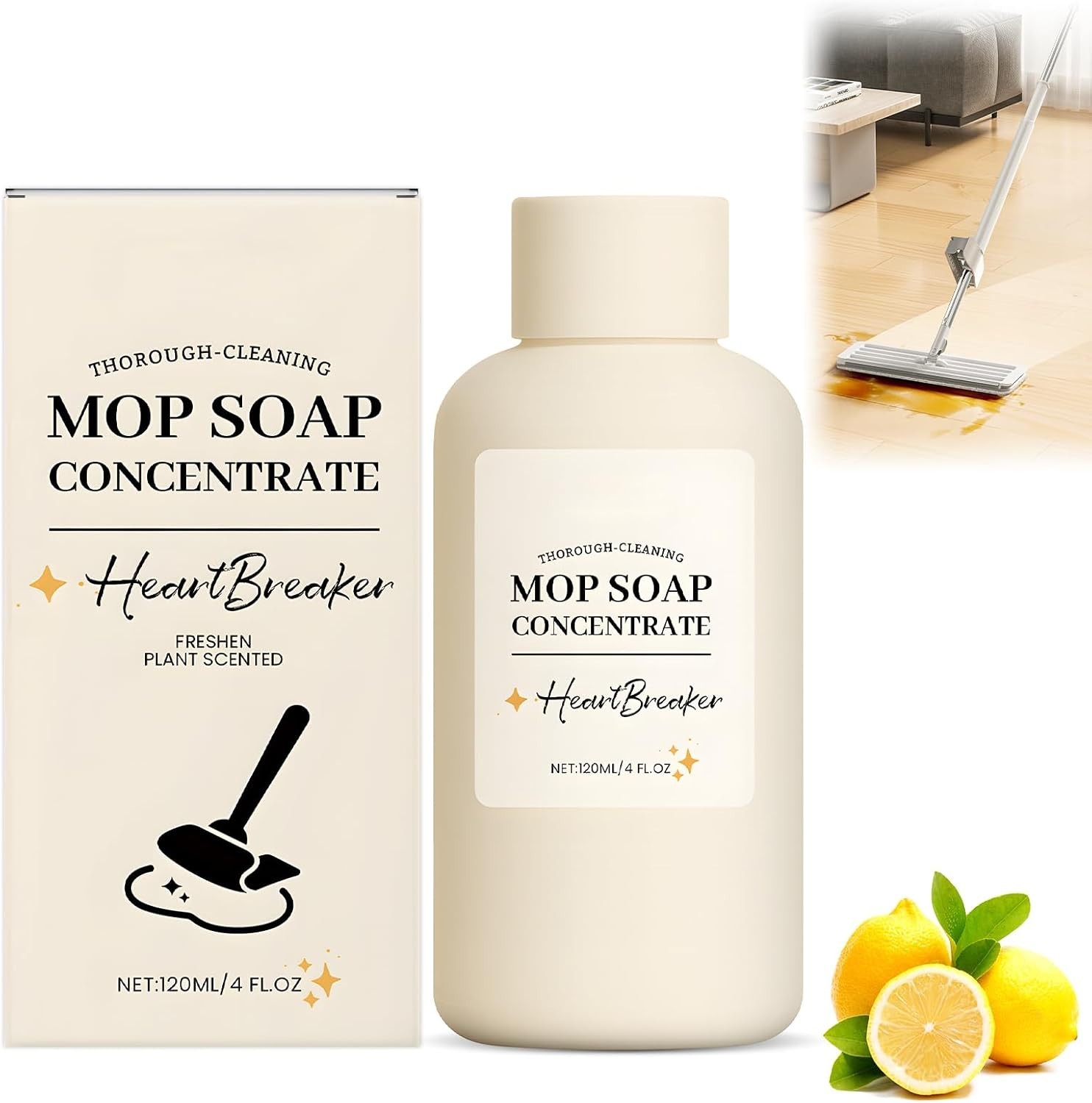 Highly Scented Floor Cleaner for Deep Clean & Long-Lasting Freshness – 1 Fl Oz