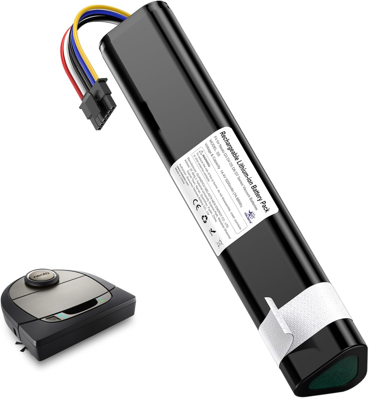 14.4V 5200Mah Replacement Battery for Neato Botvac D3 D4 D5 D6 D7 Robotic