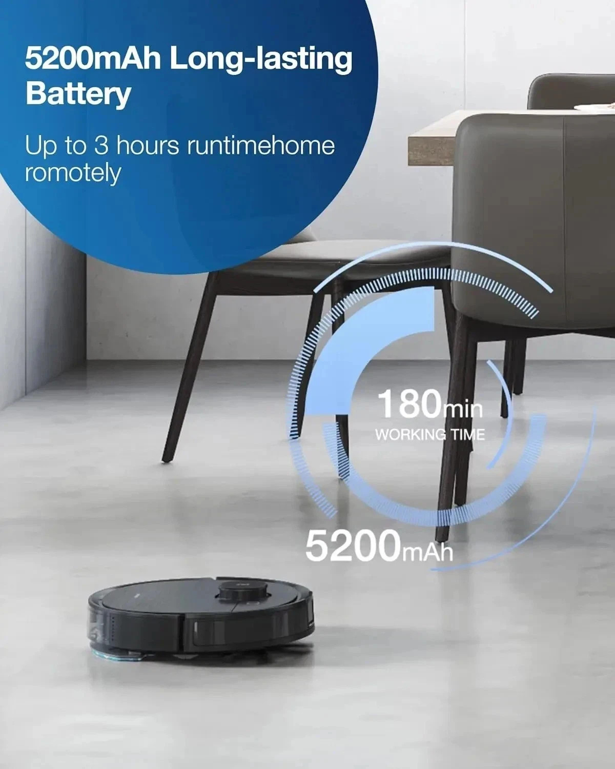 Ecovacs Deebot Ozmo T8 AIVI Robot Vacuum and Mop