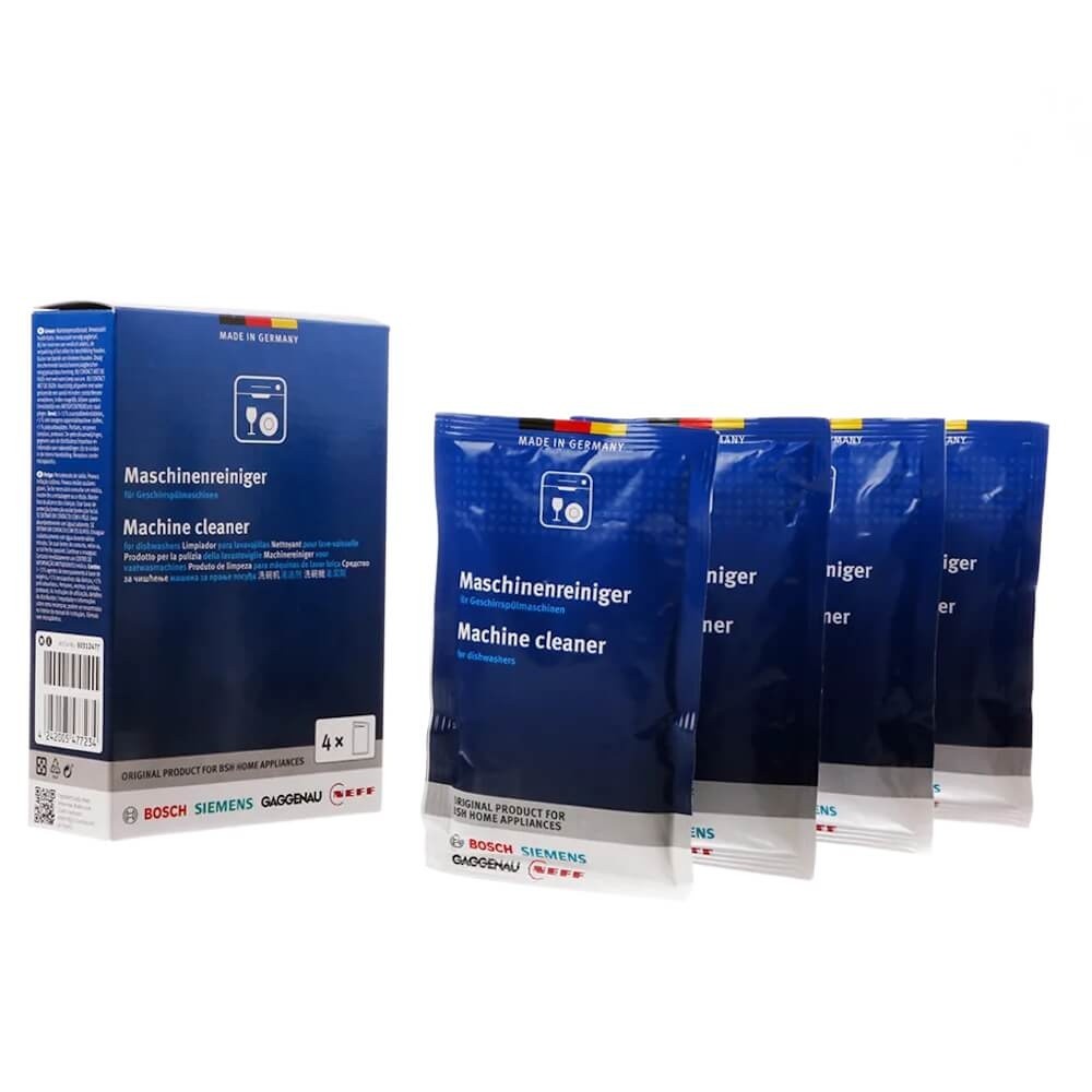 4 Pack Bosch Dishwasher Machine Cleaner Descaler Degreaser Powder 180 Grams