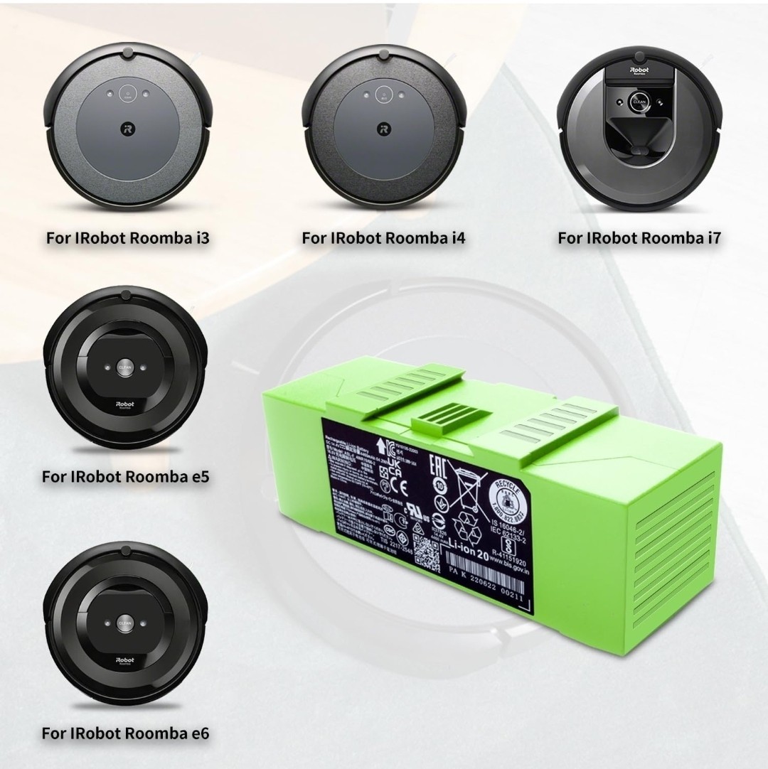 ABL-F 64.2Wh Vacuum battery for Roomba i8 i8+ i7 i7+ 7150 7156 7158 7550 7558 i6