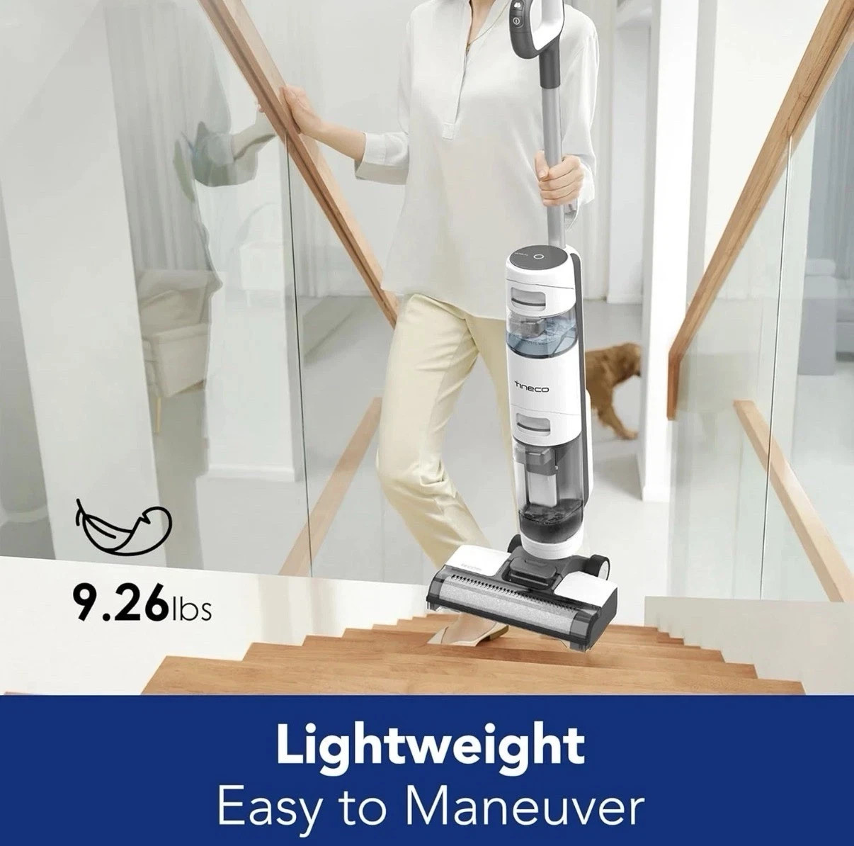 Tineco iFloor 3 Breeze Complete Cordless Wet/Dry Vacuum Cleaner – Gray/White