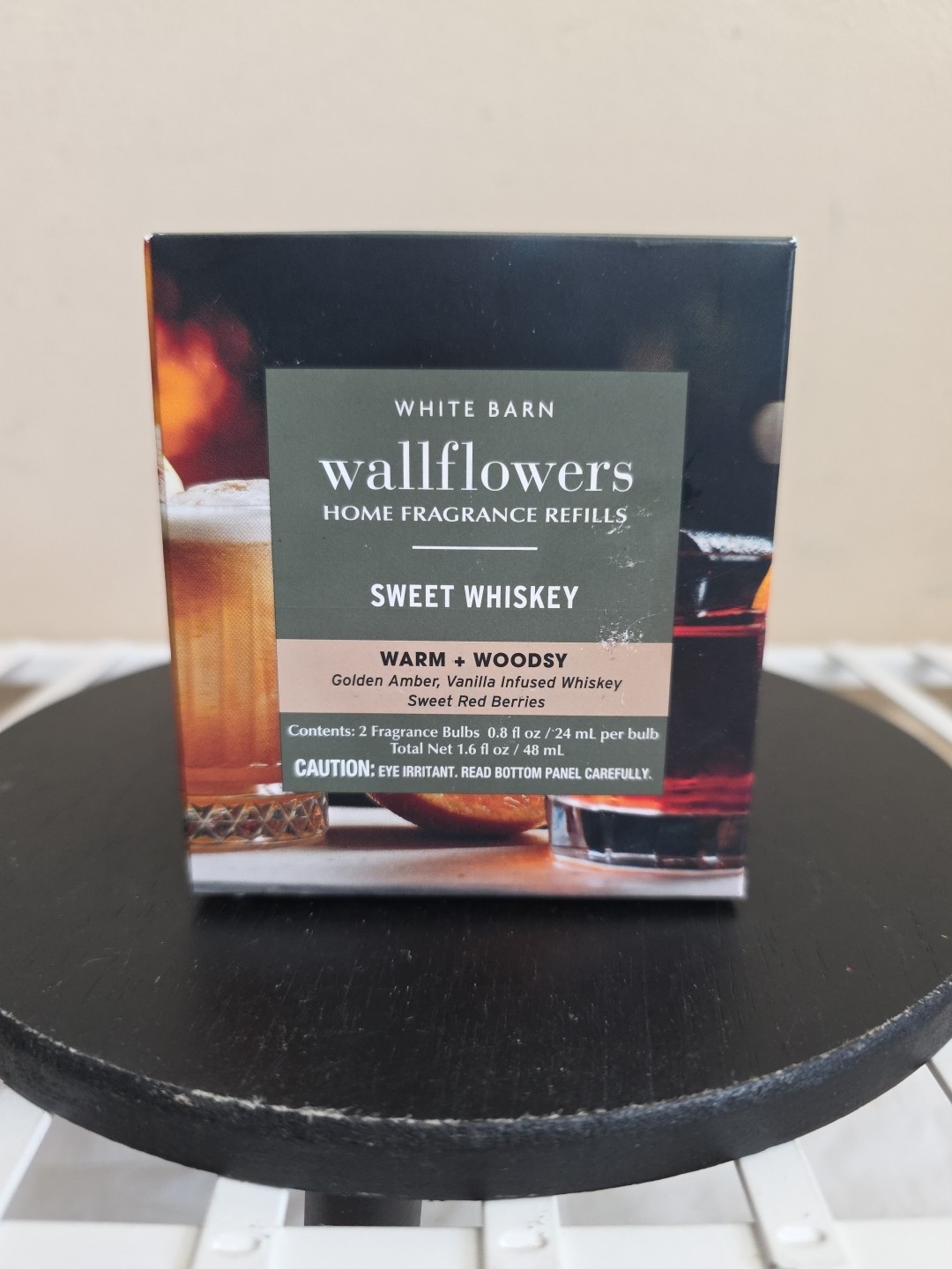 Box Has 2 Bulbs Bath & Body Works Sweet Whiskey Home Fragrance Wallflowers