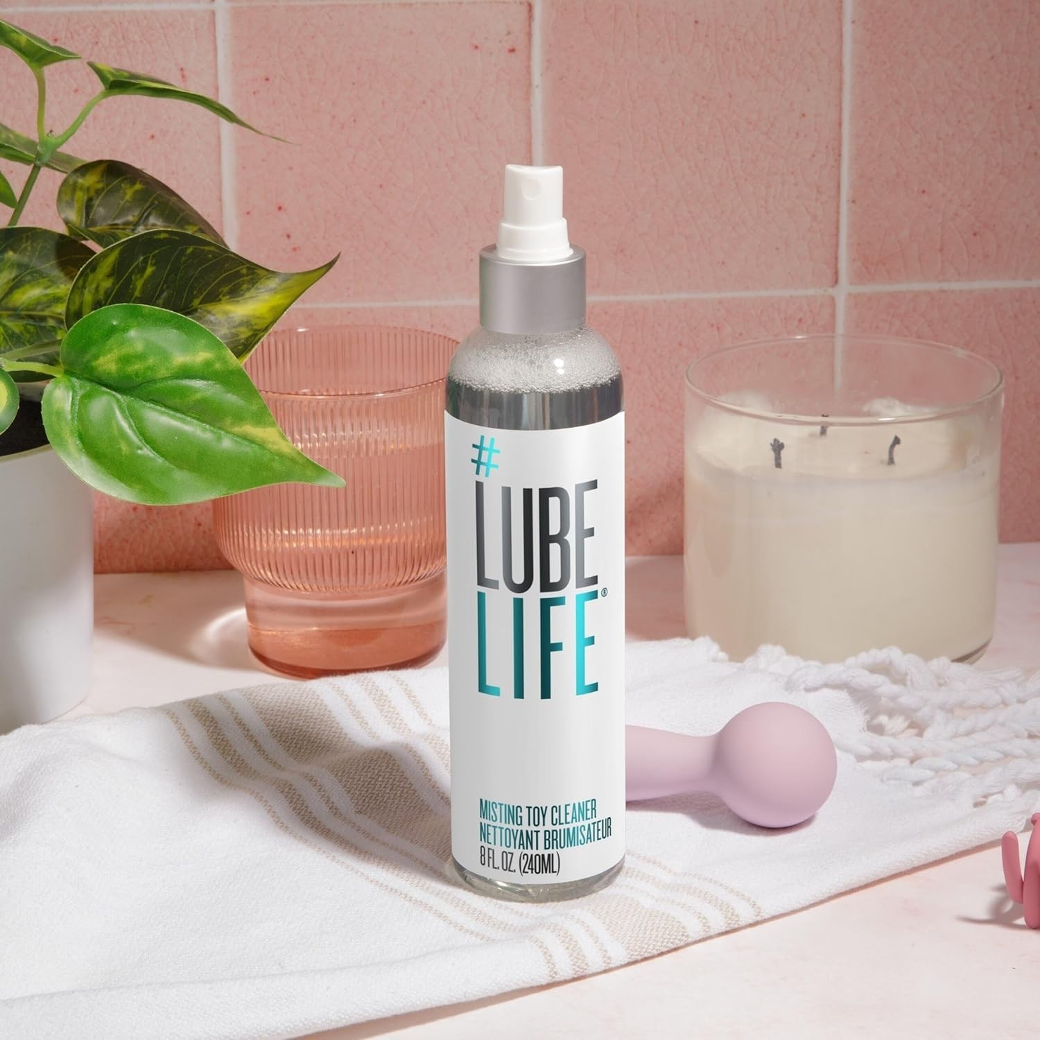 LUBELIFE All-Purpose Misting Toy Cleaner, Sprays Perfect, 8 fl oz | All-Purpo…
