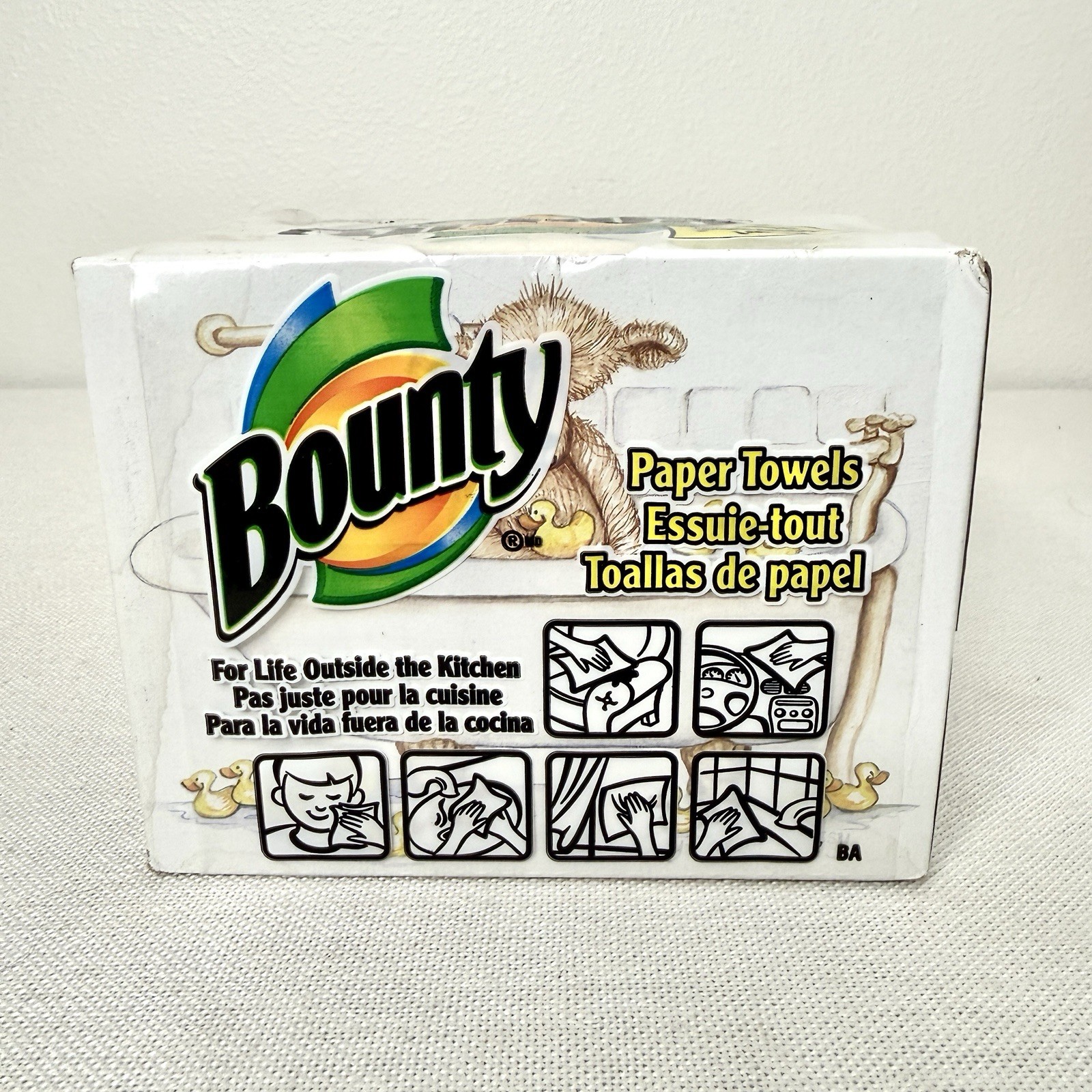 Bounty Paper Towels 40 Two-Ply Sheets 11″x8.2″ In Box Bathroom Teddy Bear 2000