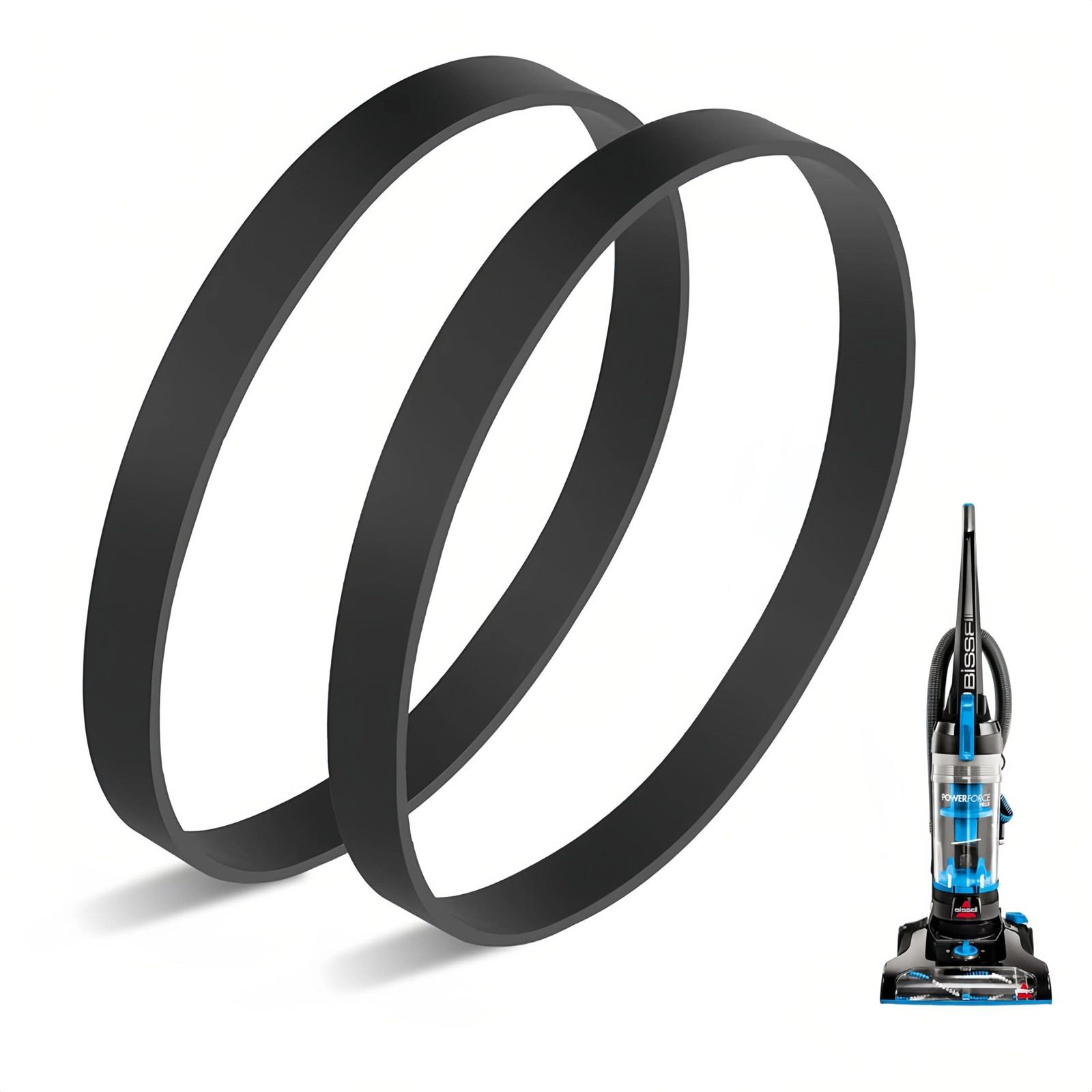 JEDELEOS Replacement Belts for Bissell PowerForce Helix 2 – Belt, Black