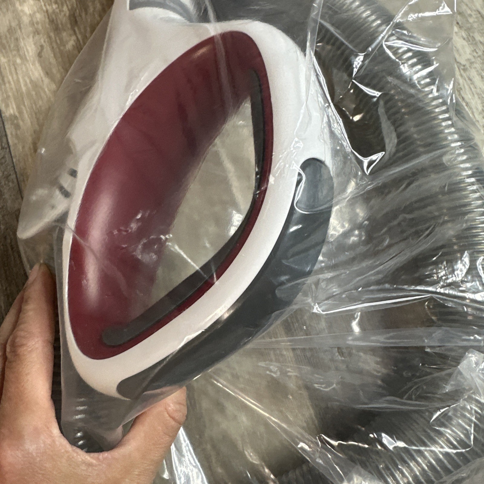 Vacuum Handle Replacement, White/red, See Pictures