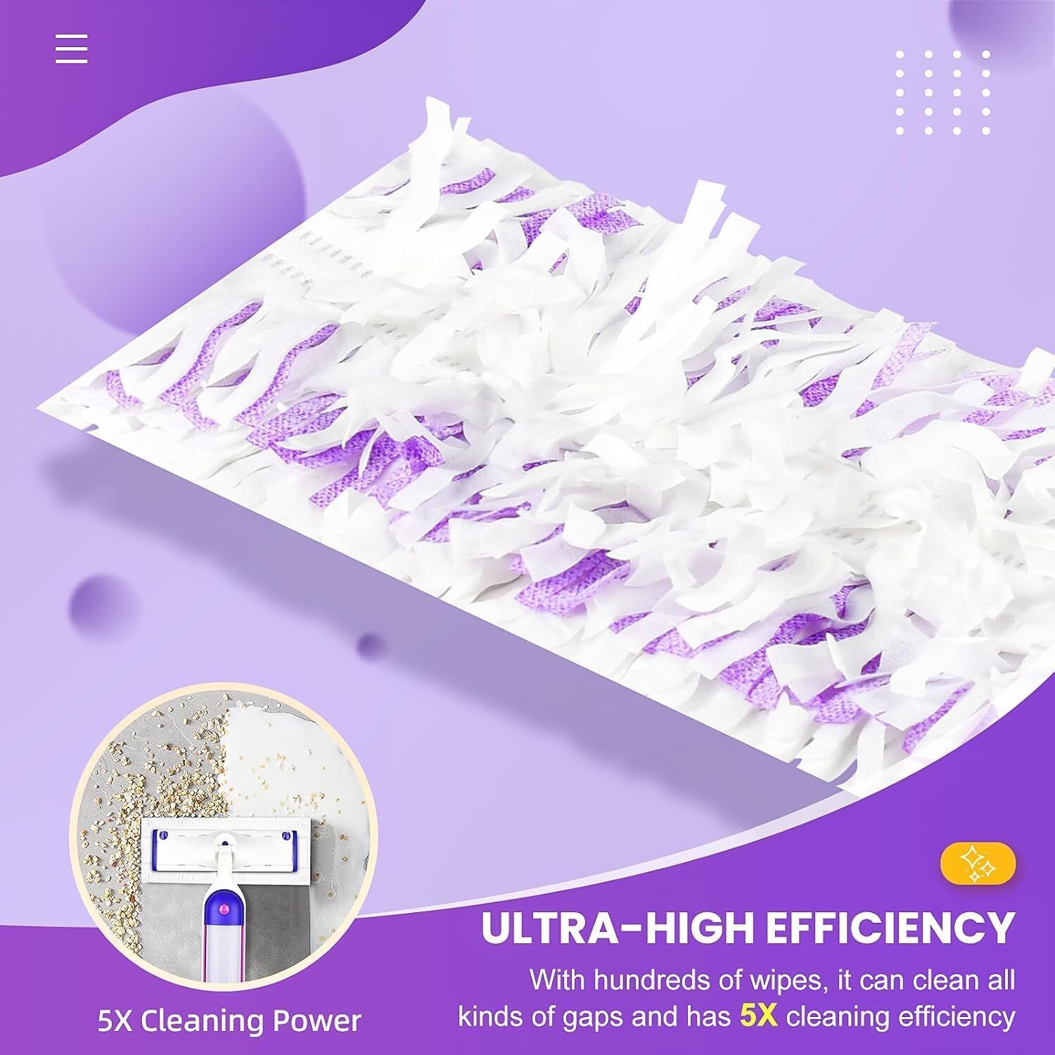 15 Pack Replacement Microfiber Cleaning Pads For Power Mop Disposable Tools