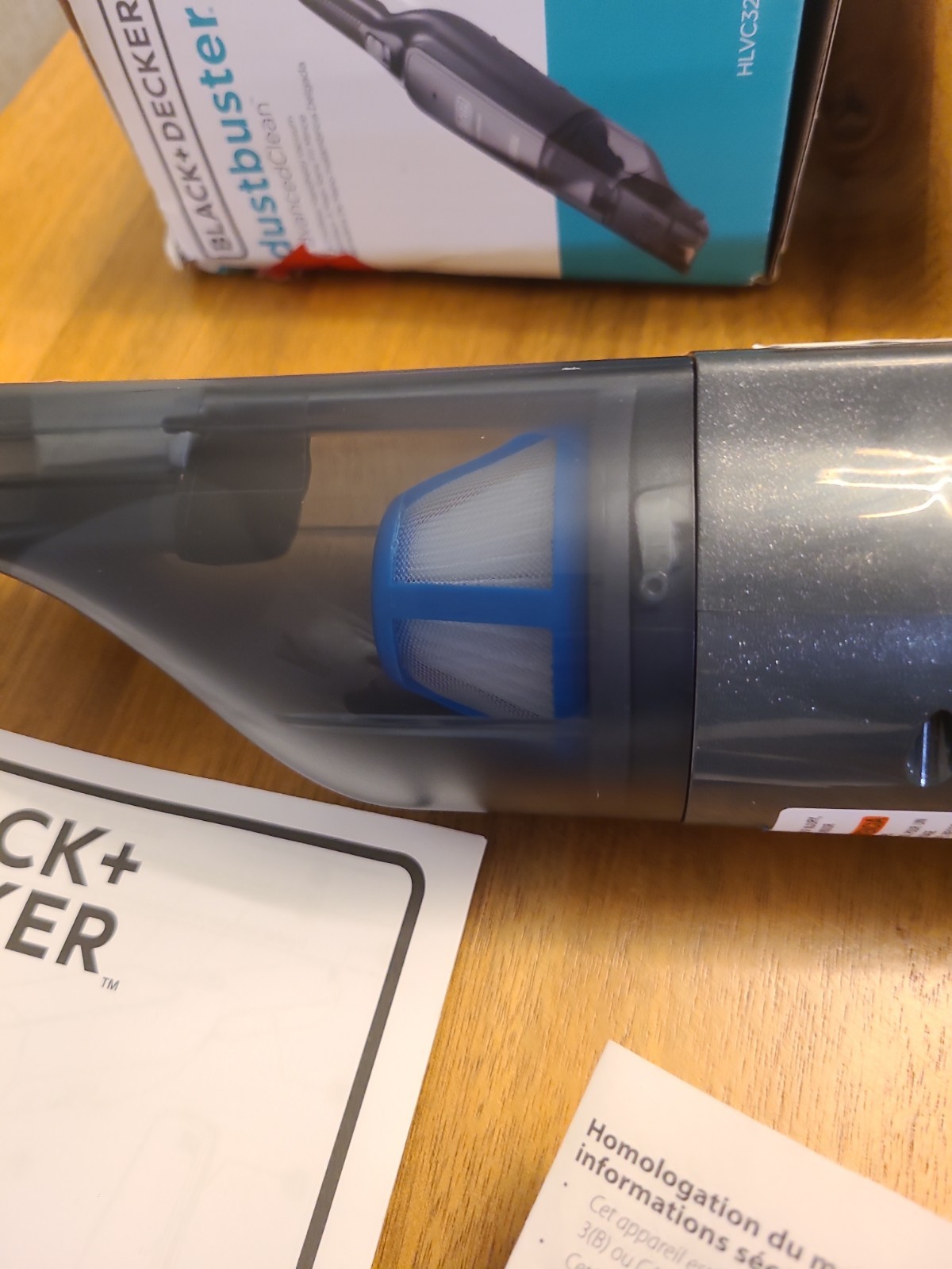Black+Decker Dustbuster Advanced Clean Slim Cordless Handheld Vacuum Open Box