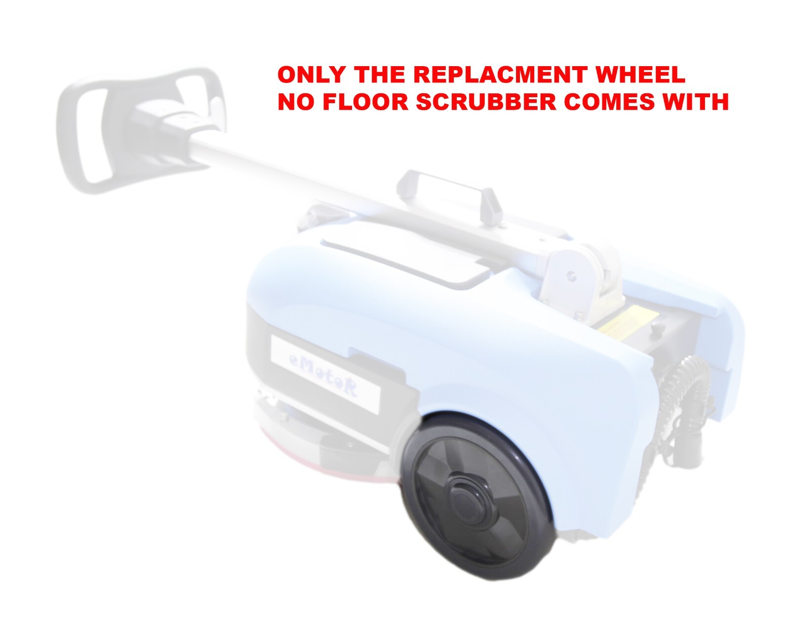 One Piece Wheel Replacement for Emotor K3 EM-K3 K3 Floor Scrubber Machine