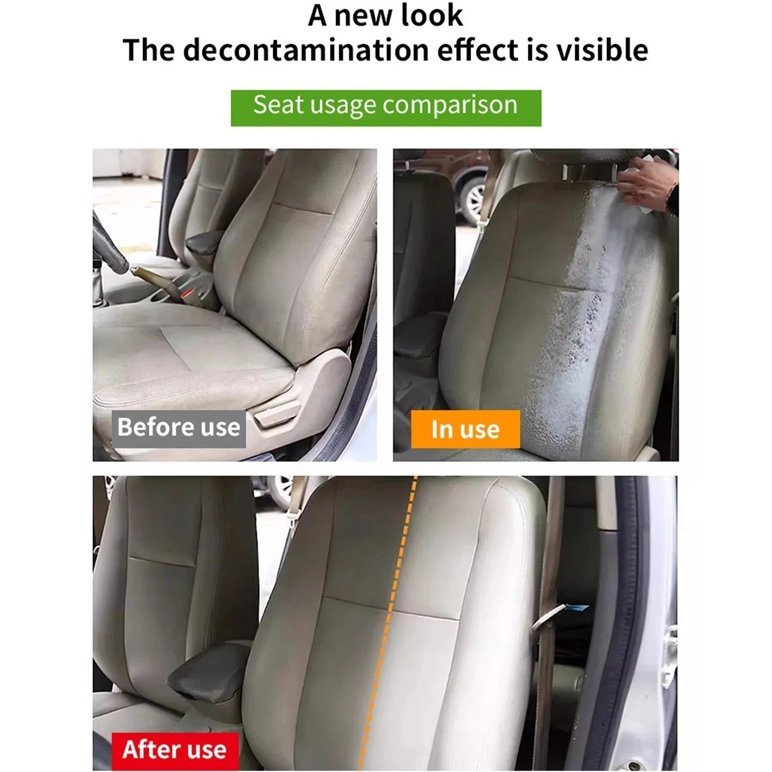 Multifunctional Foam Cleaner For Car Interior Strong Stain Remover USA