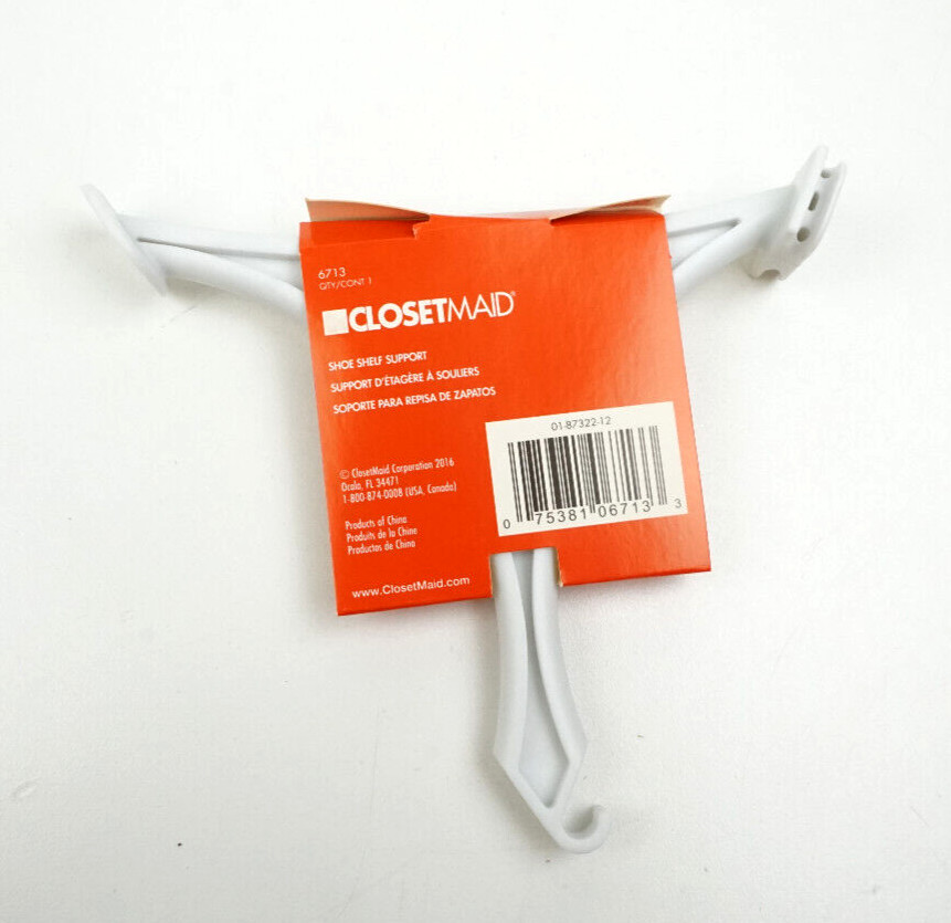 Closetmaid 5.5″ Shoe Shelf Support Bracket White 6713