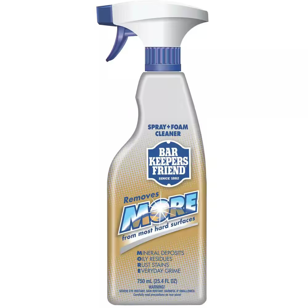 Bar Keepers Friend More Spray & Foam (25.4 oz. 3 Pack) Rust Grime Stains Remover
