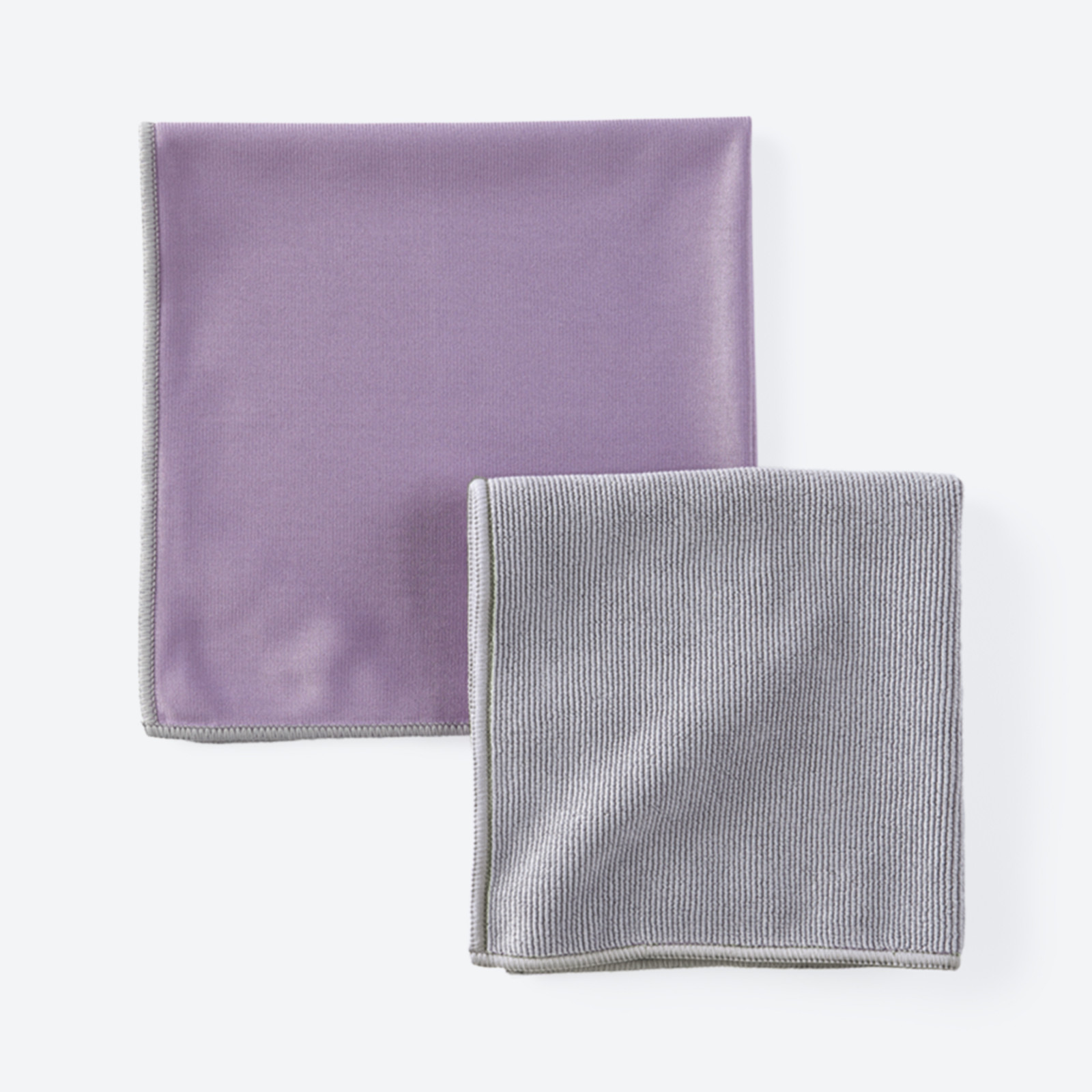Norwex Cloth Set 2 Pack – Purple Window Cloth & Gray EnviroCloth New
