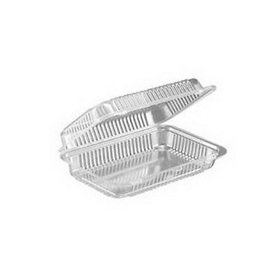 Inline SureLock 9 3/8″ x 6 3/4″ x 2 3/16″ Hinged Cookie Container – 300 per Case