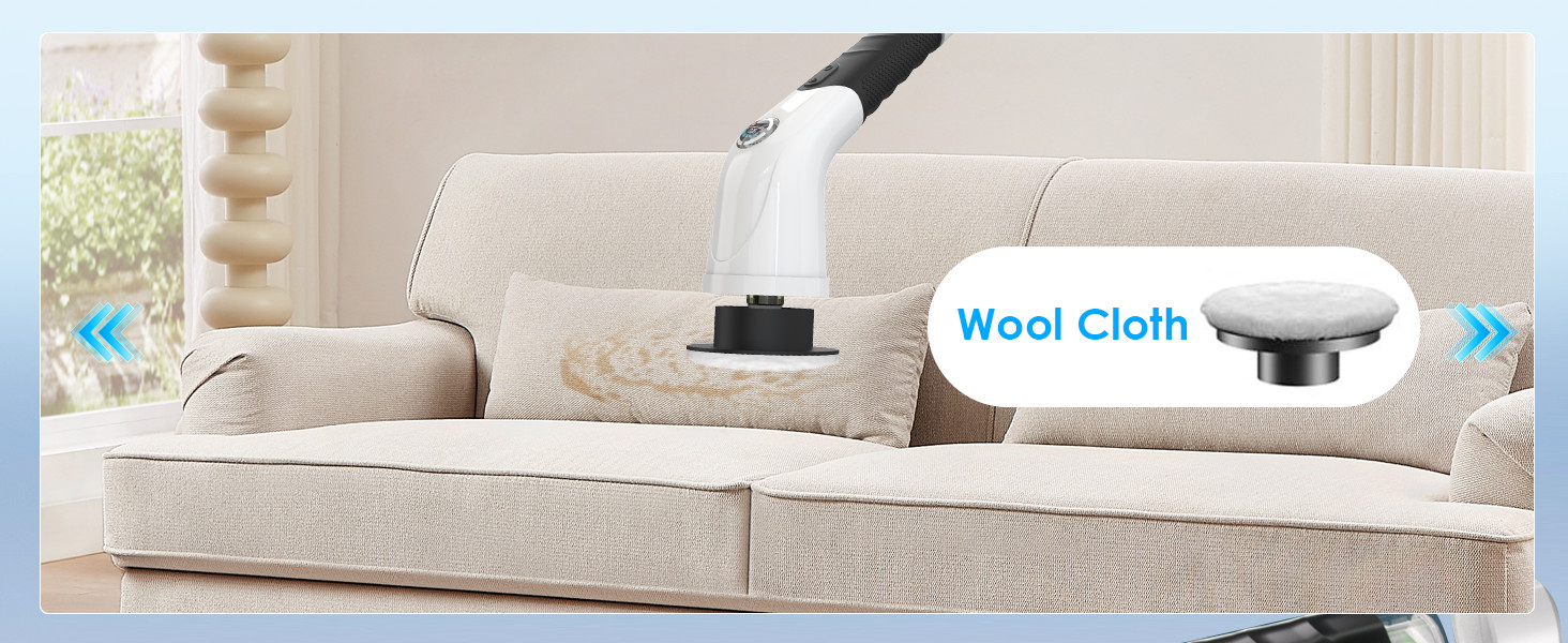 Electric Spin Scrubber, Cordless Cleaning Brush with 180 Min Runtime, 3-Speed, 7