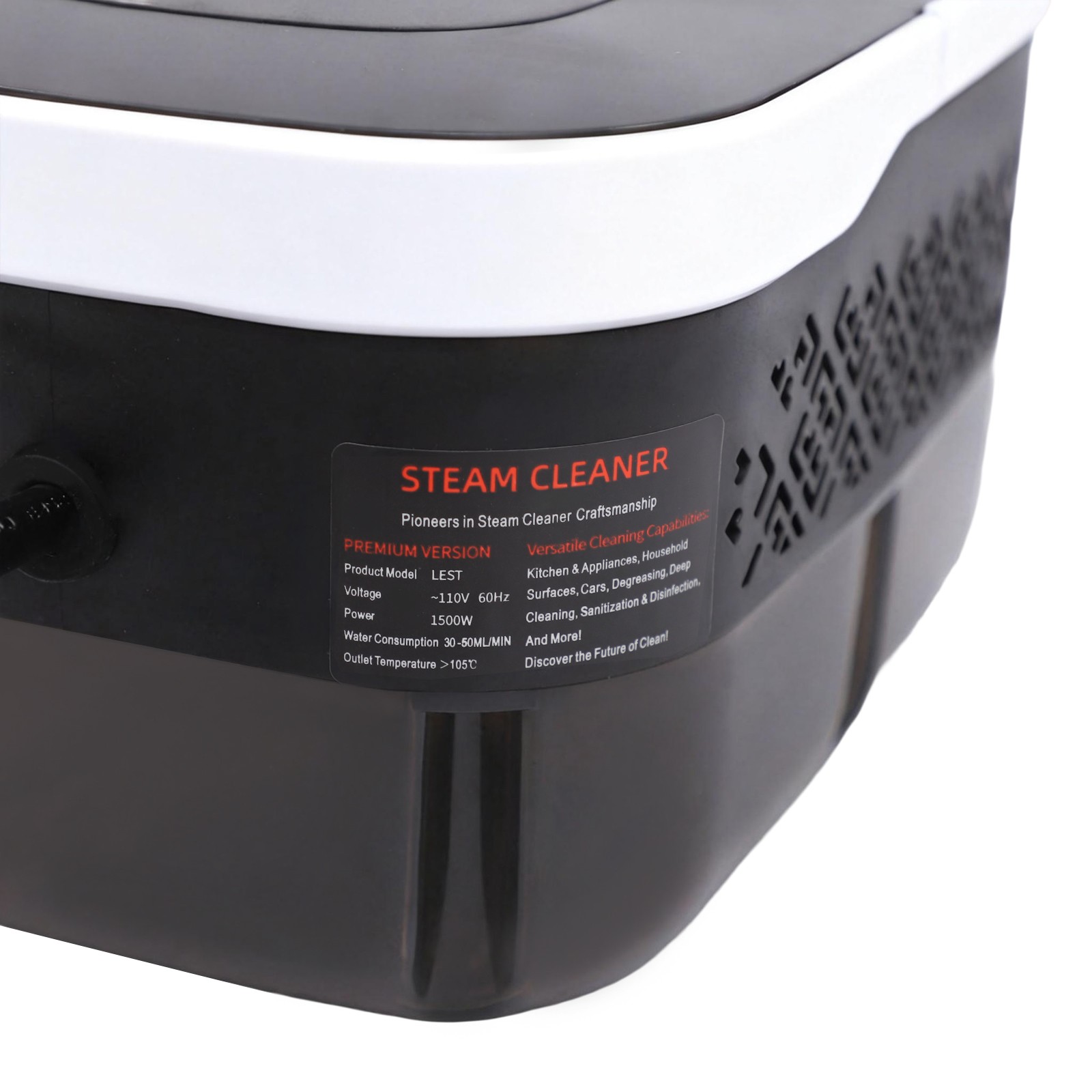 Handheld Pressurized Steam Cleaner 1500W High Temp Portable Cleaning Machine