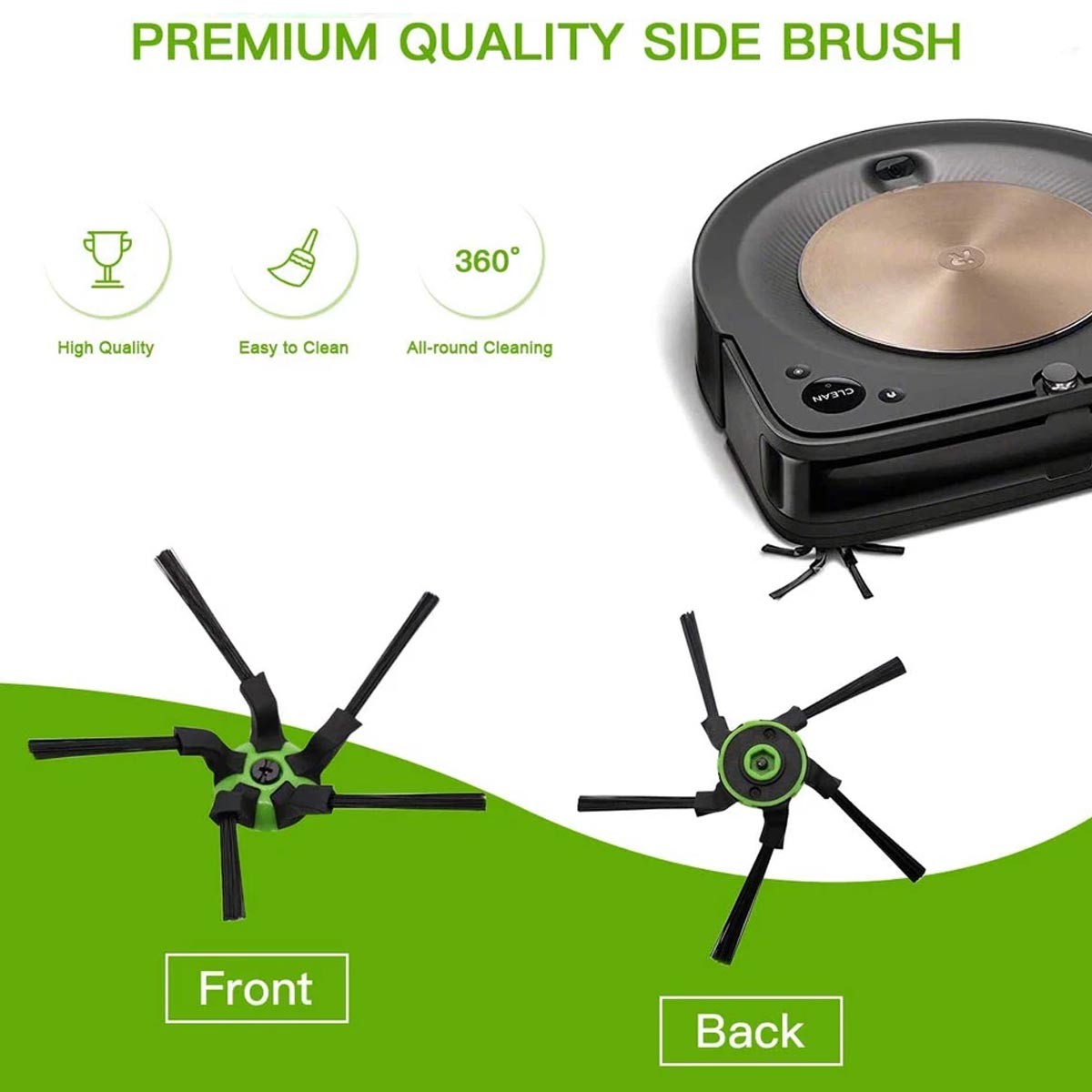 Replacement Parts for iRobot Roomba s9 (9150) s9+ s9 Plus (Side Brushes)