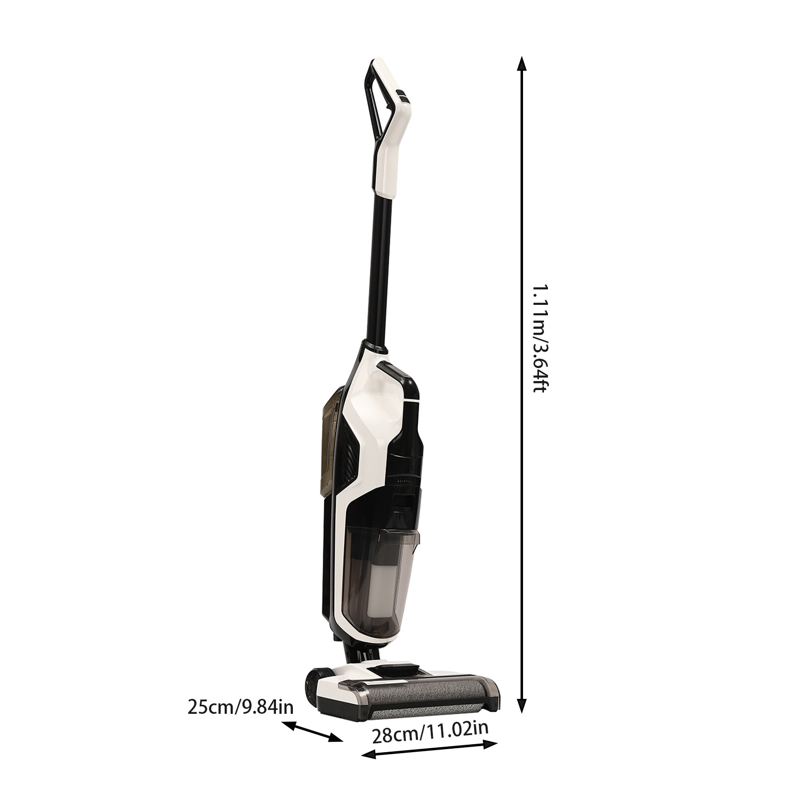 Battery Powered All-In-One Cordless Wet & Dry Vacuum Cleaner Mop for Hard Floor