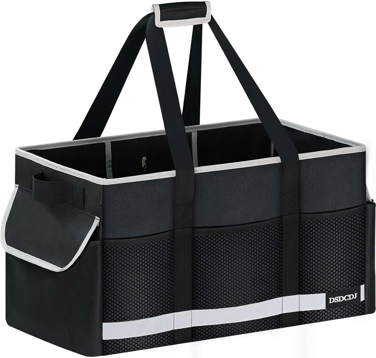 Extra Large Utility Tote Bag – Standing Reusable Grocery Bag with Handle
