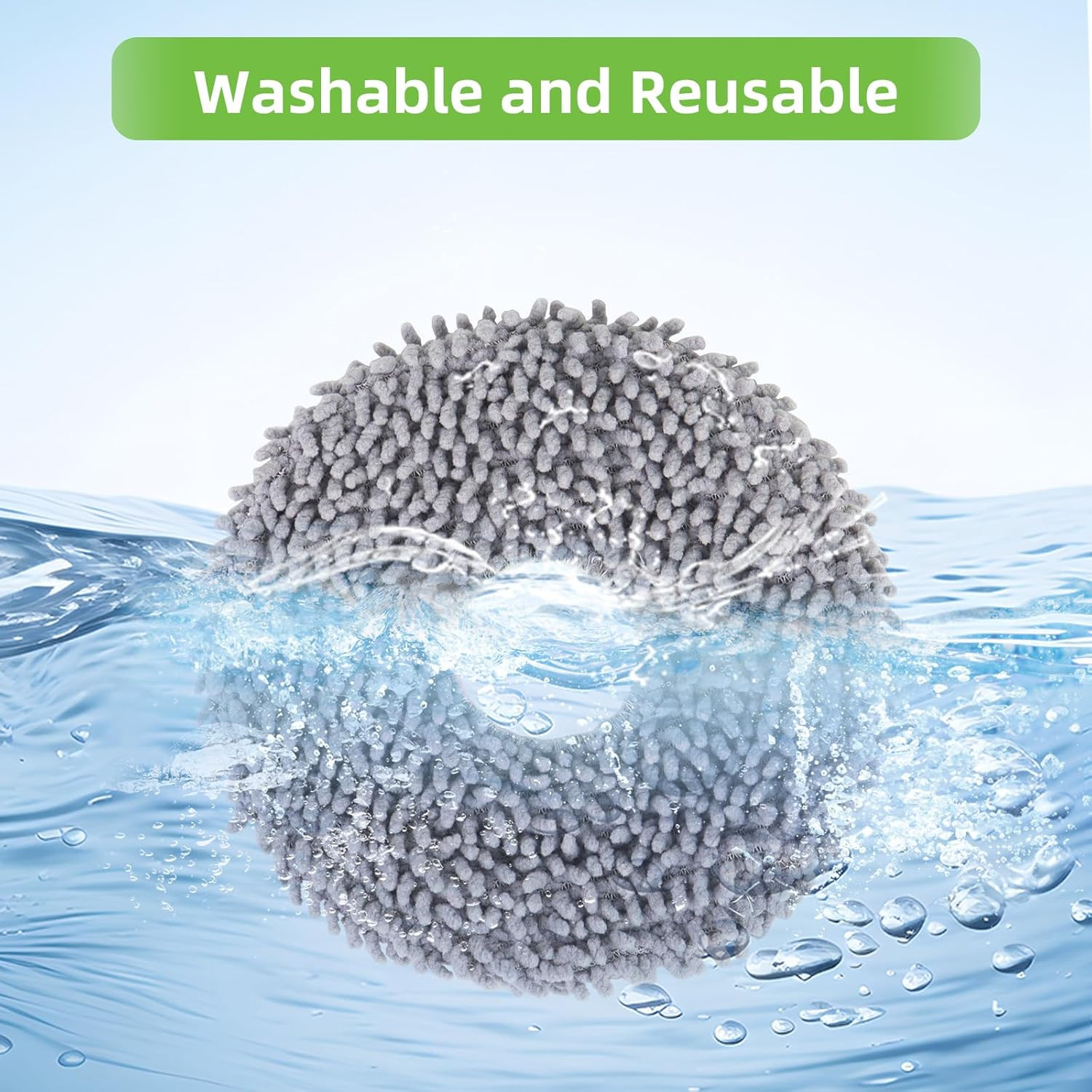 Microfiber Mop Pad 8-Pack for iRobot Roomba 405/505/507 Combo Vacuums