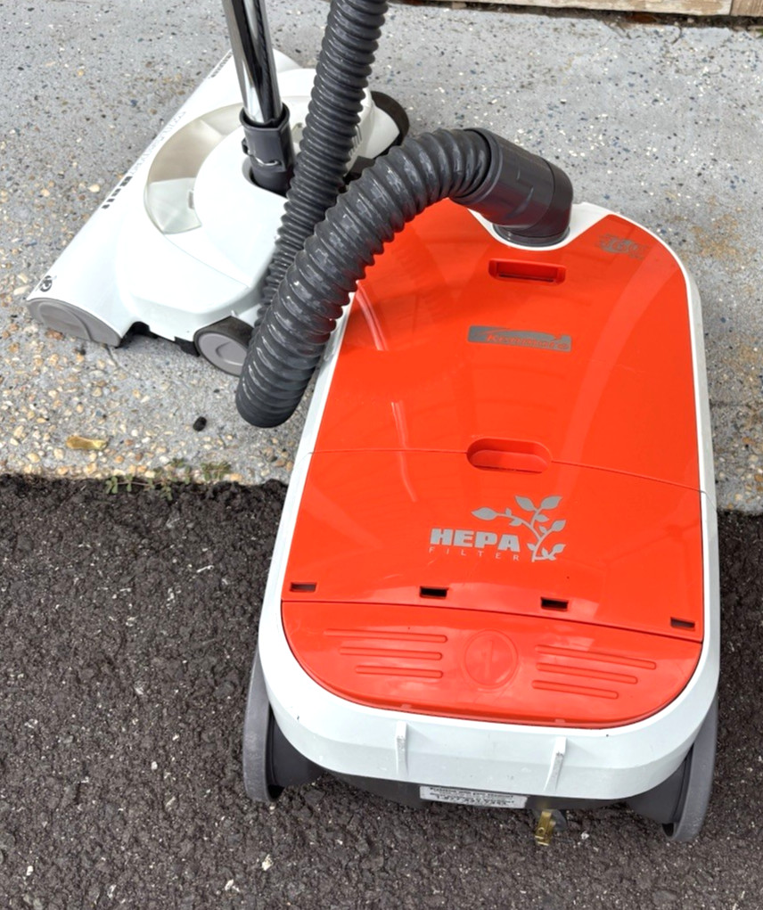 Kenmore 360 HEPA 116 Canister Vacuum Cleaner Orange White 116.29219800