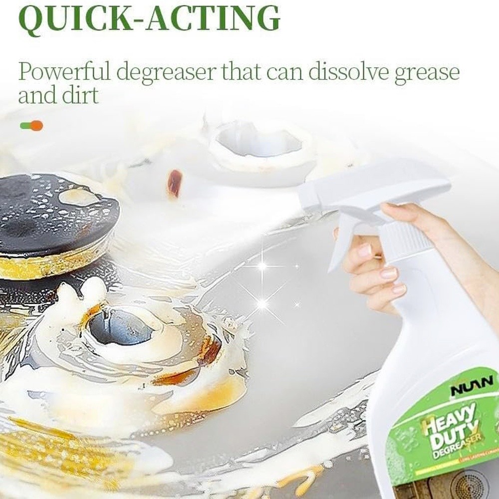 1/2Pack NUAN Cleaner Degreaser Spray, 16.91 oz, Heavy Duty Cleaner for Grease