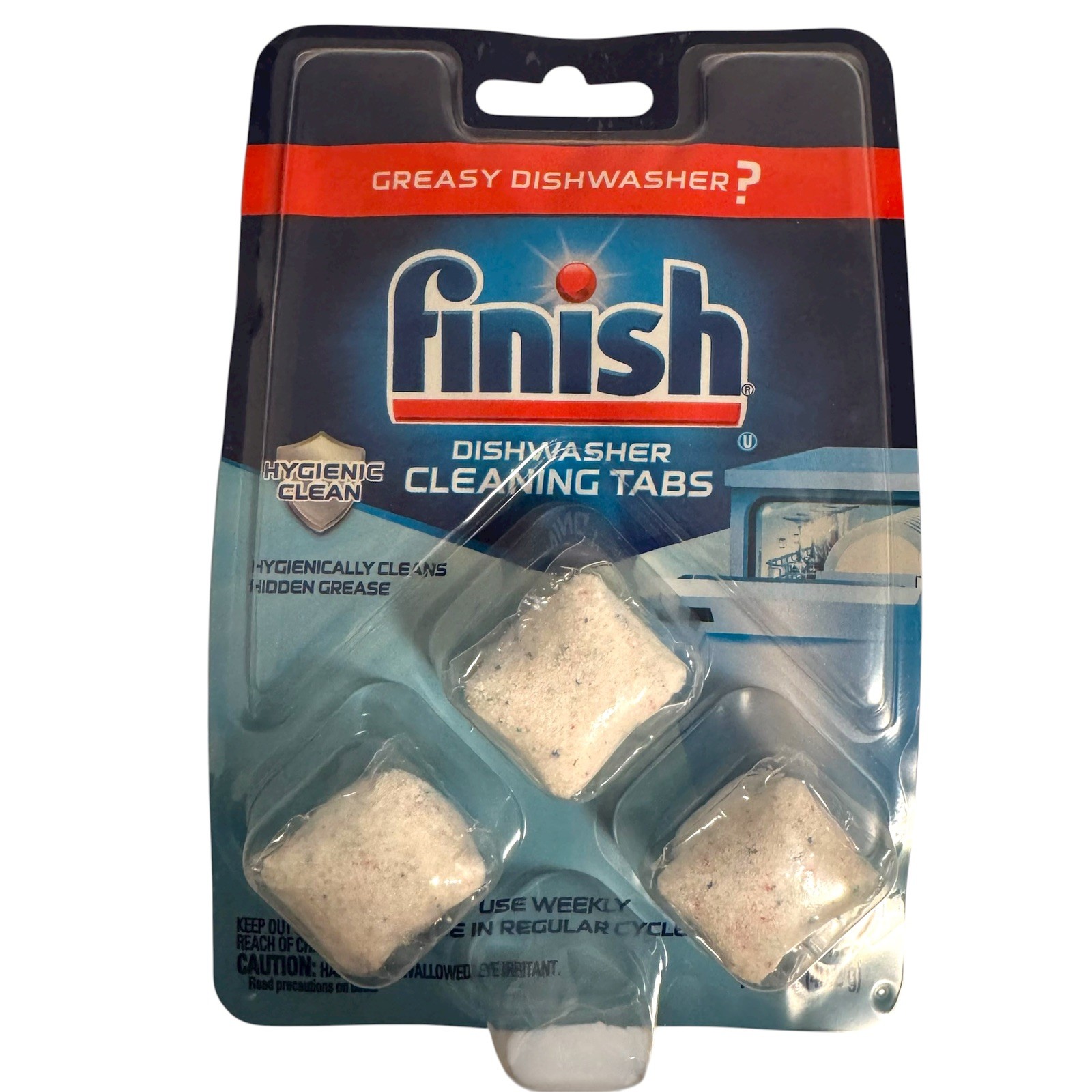 Finish Dishwasher Cleaner Bundle: Cleaning Tabs and Liquid Cleaner, 5 washes