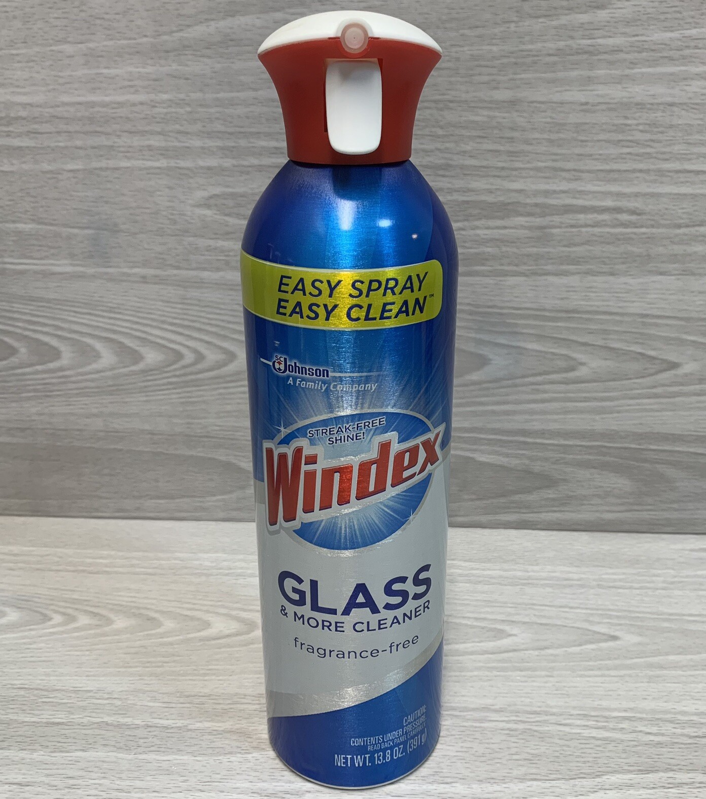 Windex Aerosol Glass & More Cleaner Fragrance Free 13.8 oz Streak-Free Shine NEW
